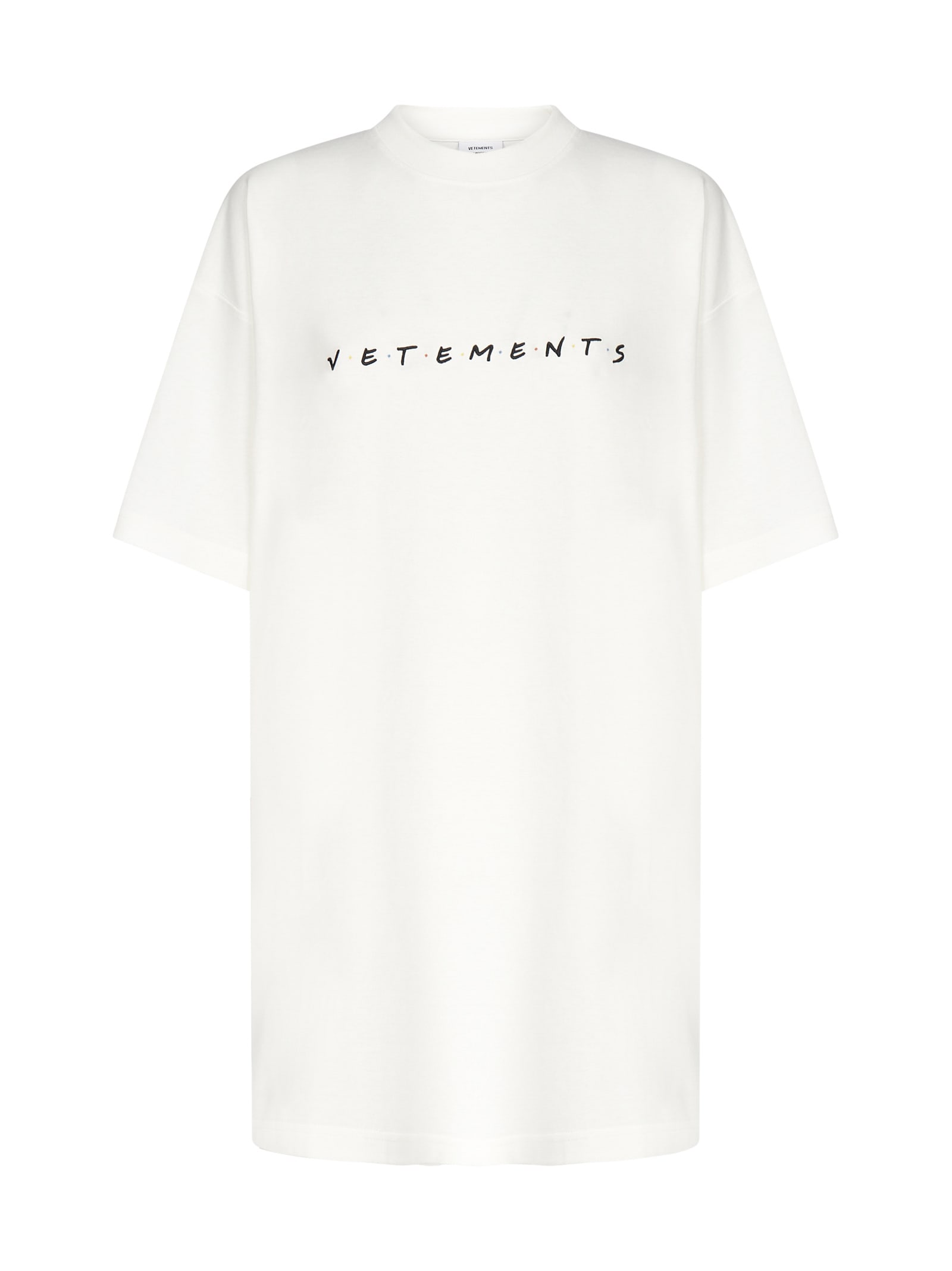 VETEMENTS Friendly Logo Oversized Cotton T-shirt