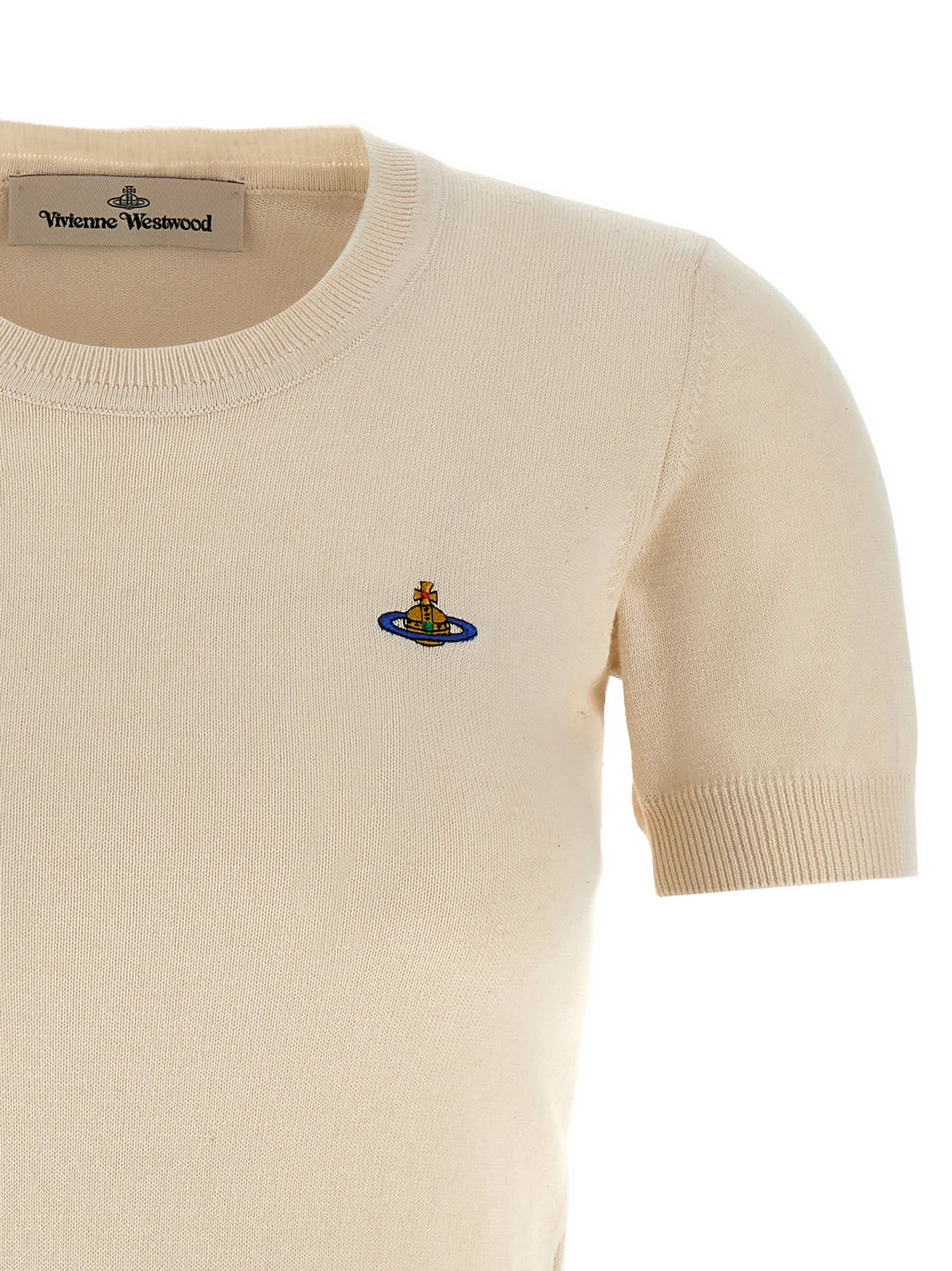 Shop Vivienne Westwood Bea Sweater In Cream