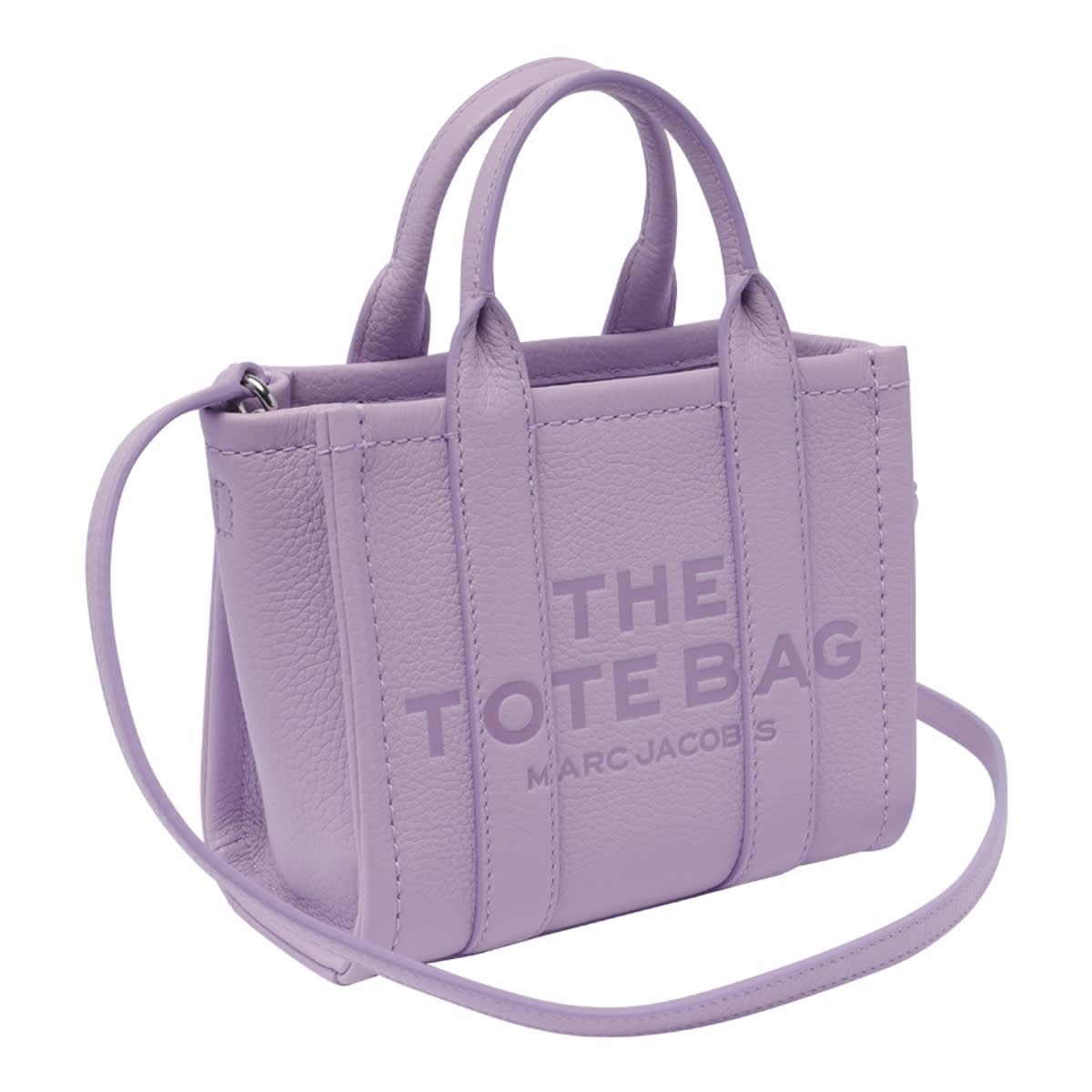 Shop Marc Jacobs The Mini Tote Bag In Purple