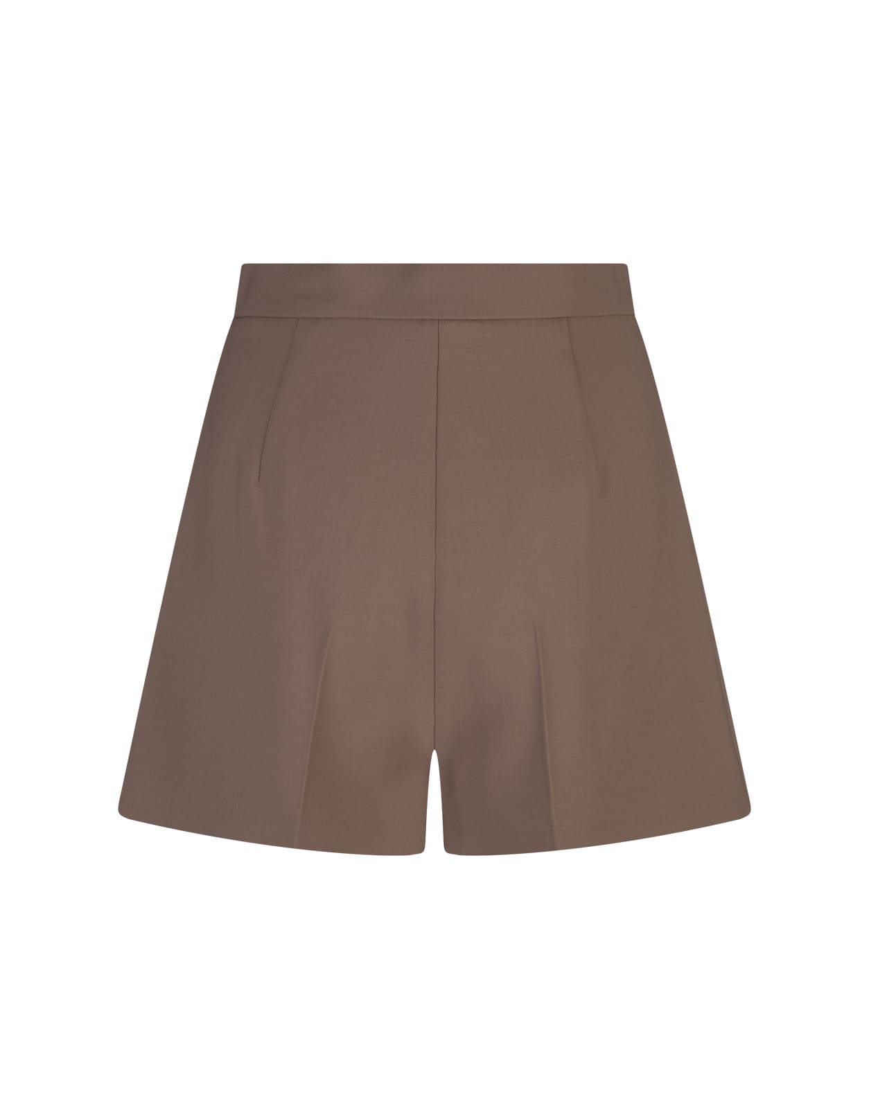 Shop Max Mara Hazelnut Giugno Shorts In Brown