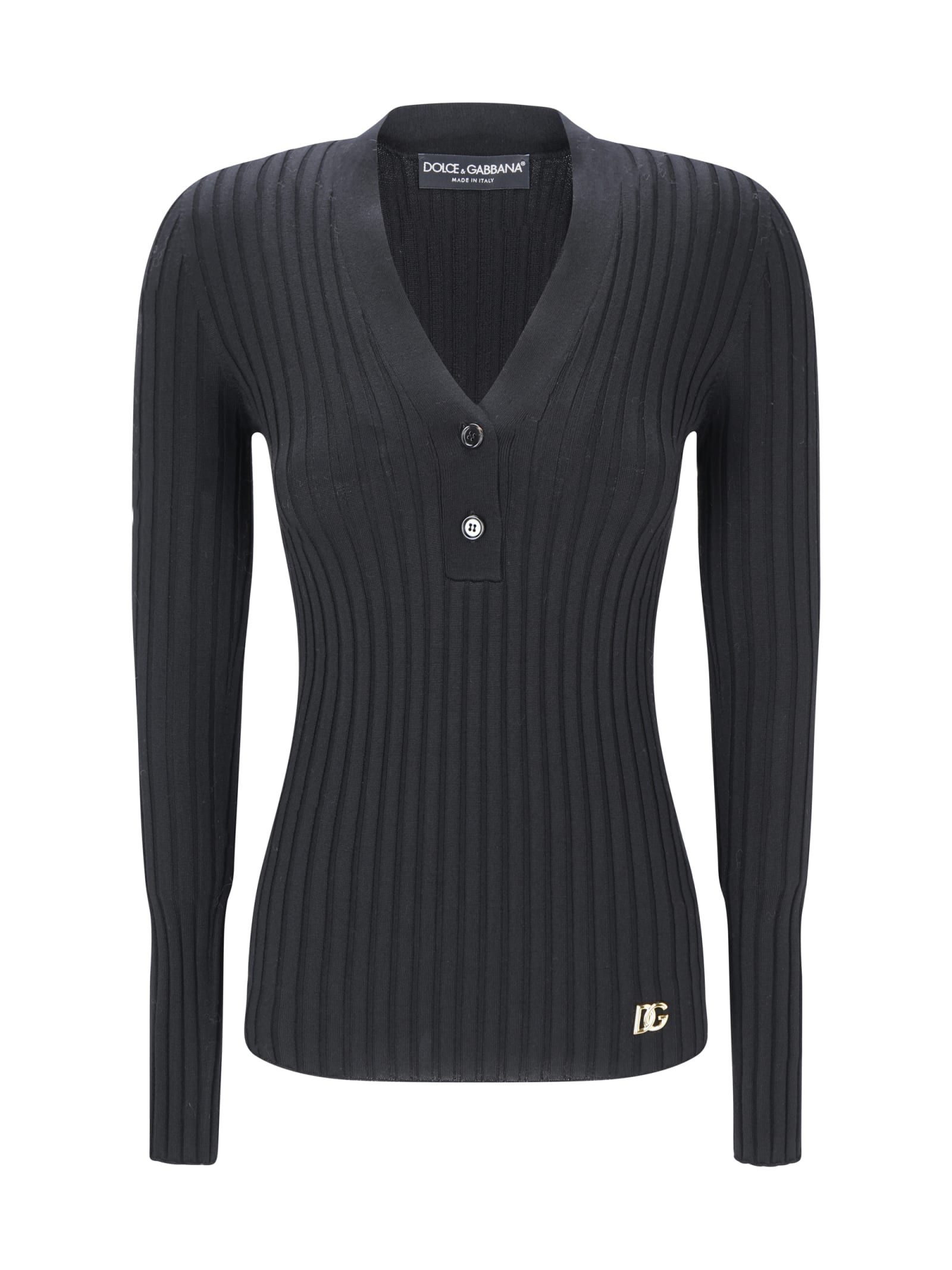 Shop Dolce & Gabbana Sweater In Nero