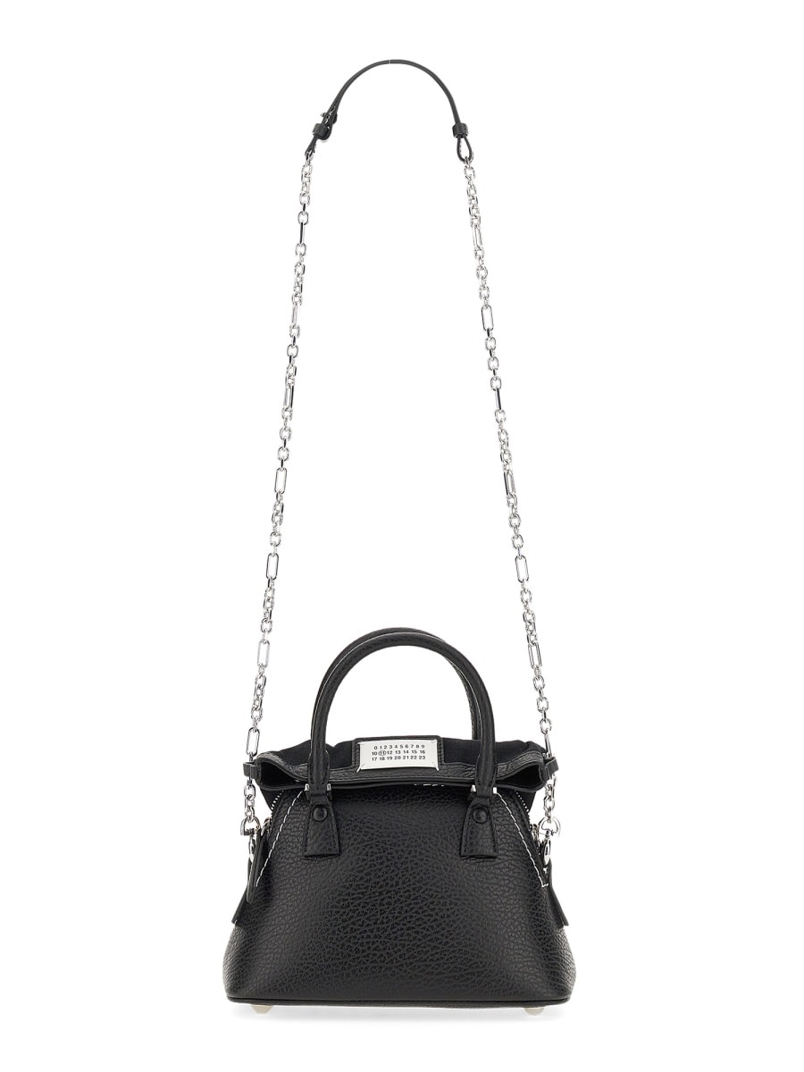 Shop Maison Margiela 5ac Micro Bag In Black