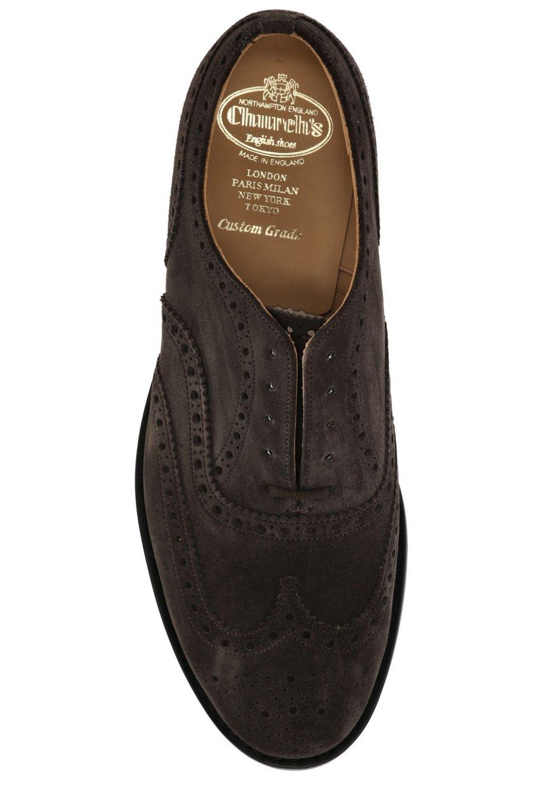 Shop Church's Chetwynd Lace-up Oxford Brogues In Aad Brown