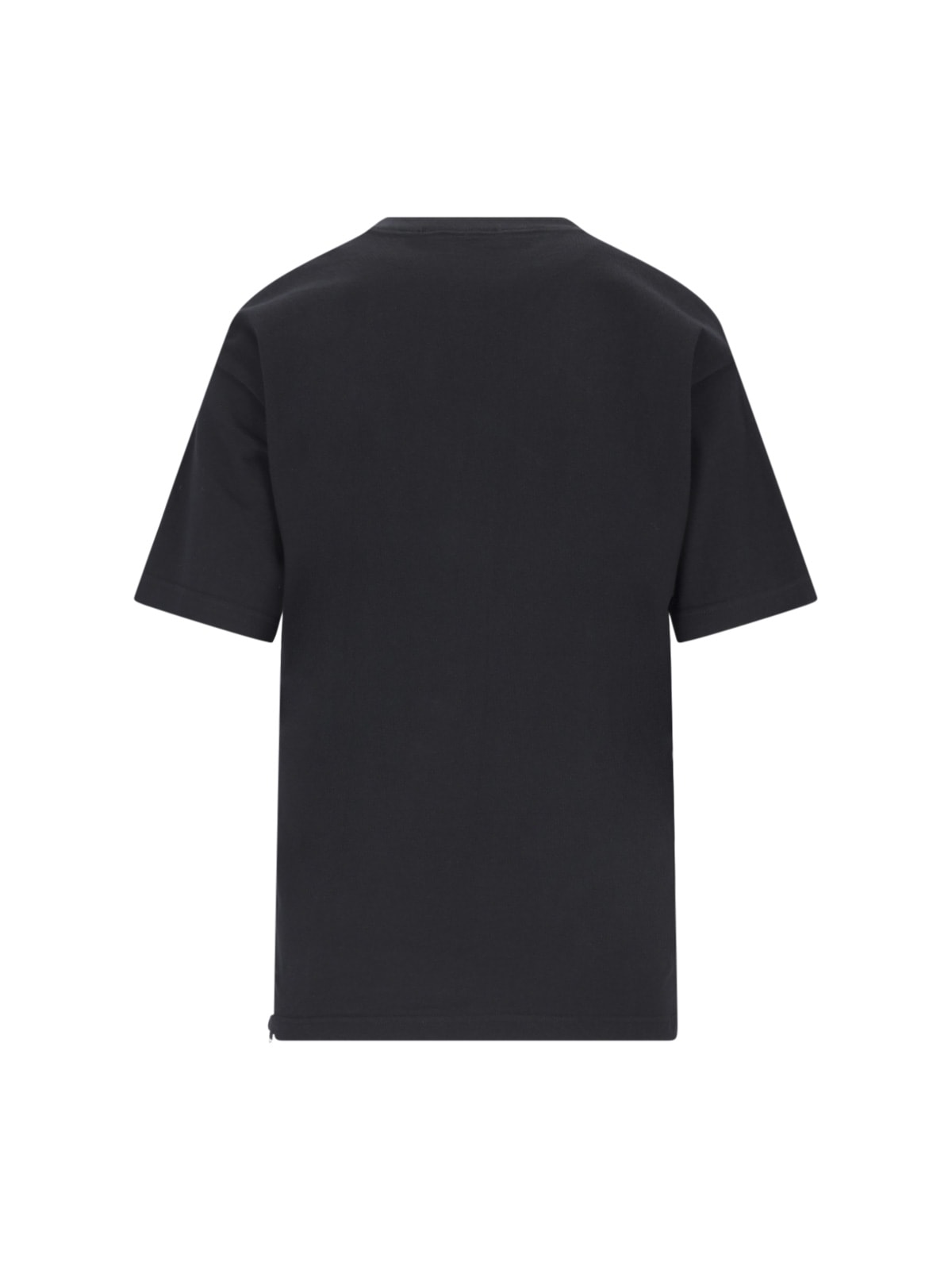 Shop Undercover Embroidery Detail T-shirt In Black