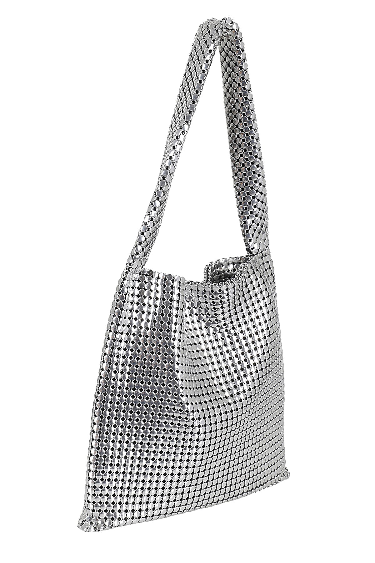 Shop Rabanne Cabas In Silver