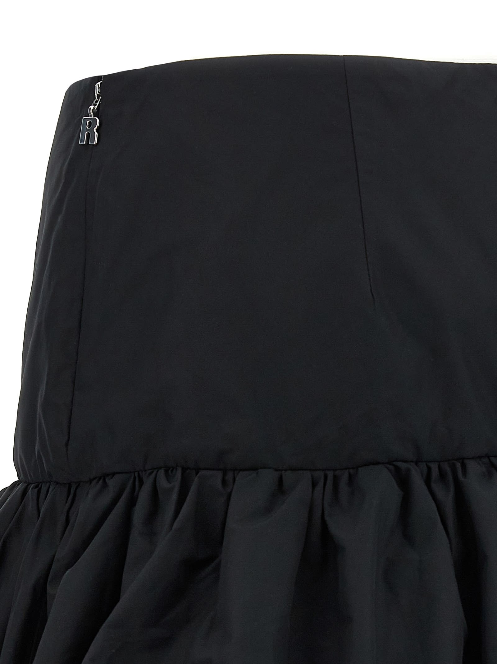 Rotate Birger Christensen Mini Balloon Skirt In Black