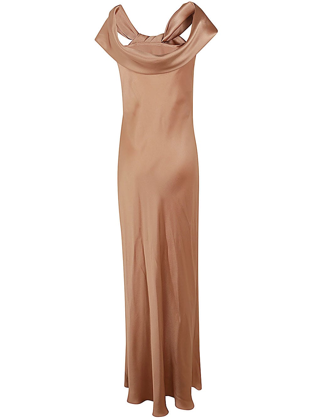 Shop Alberta Ferretti Slip Dress In Nude
