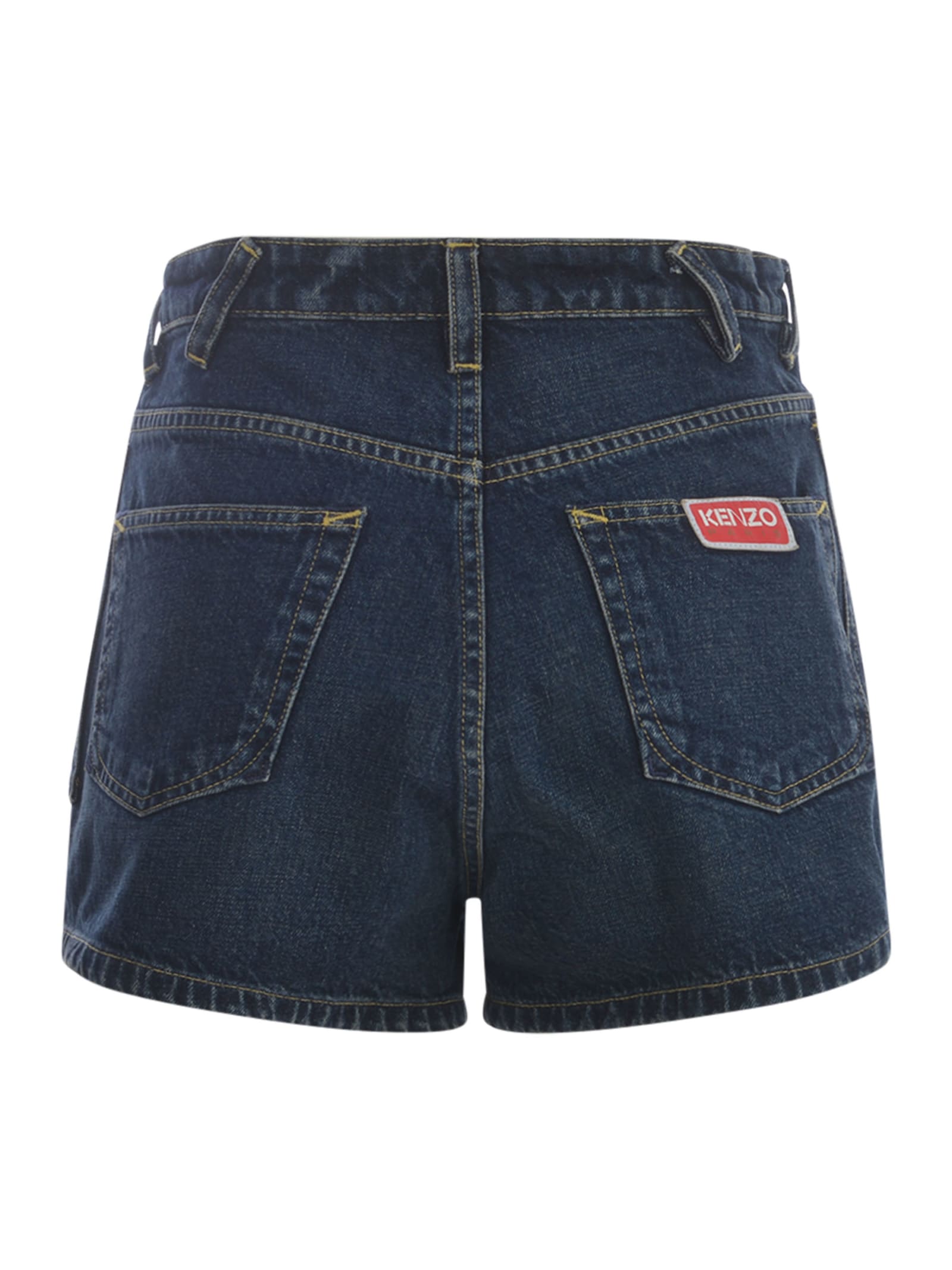 Shop Kenzo Shorts  In Denim