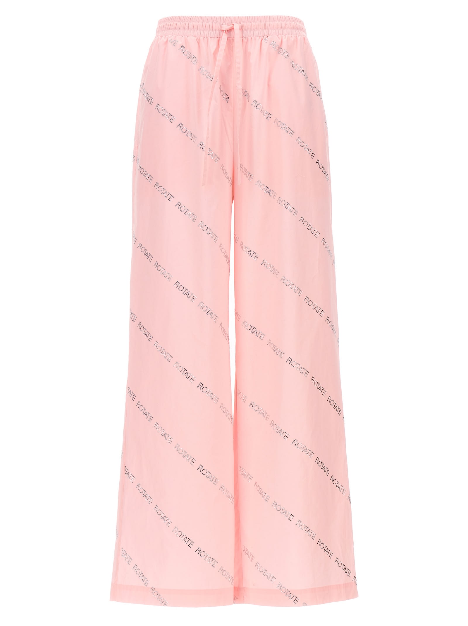 Shop Rotate Birger Christensen Sunday Capsule Crystal Pants In Pink