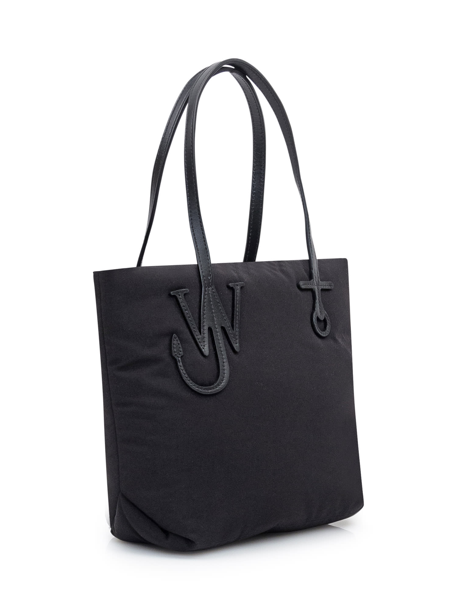 Shop Jw Anderson Small Puffy Anchor Bag In Black