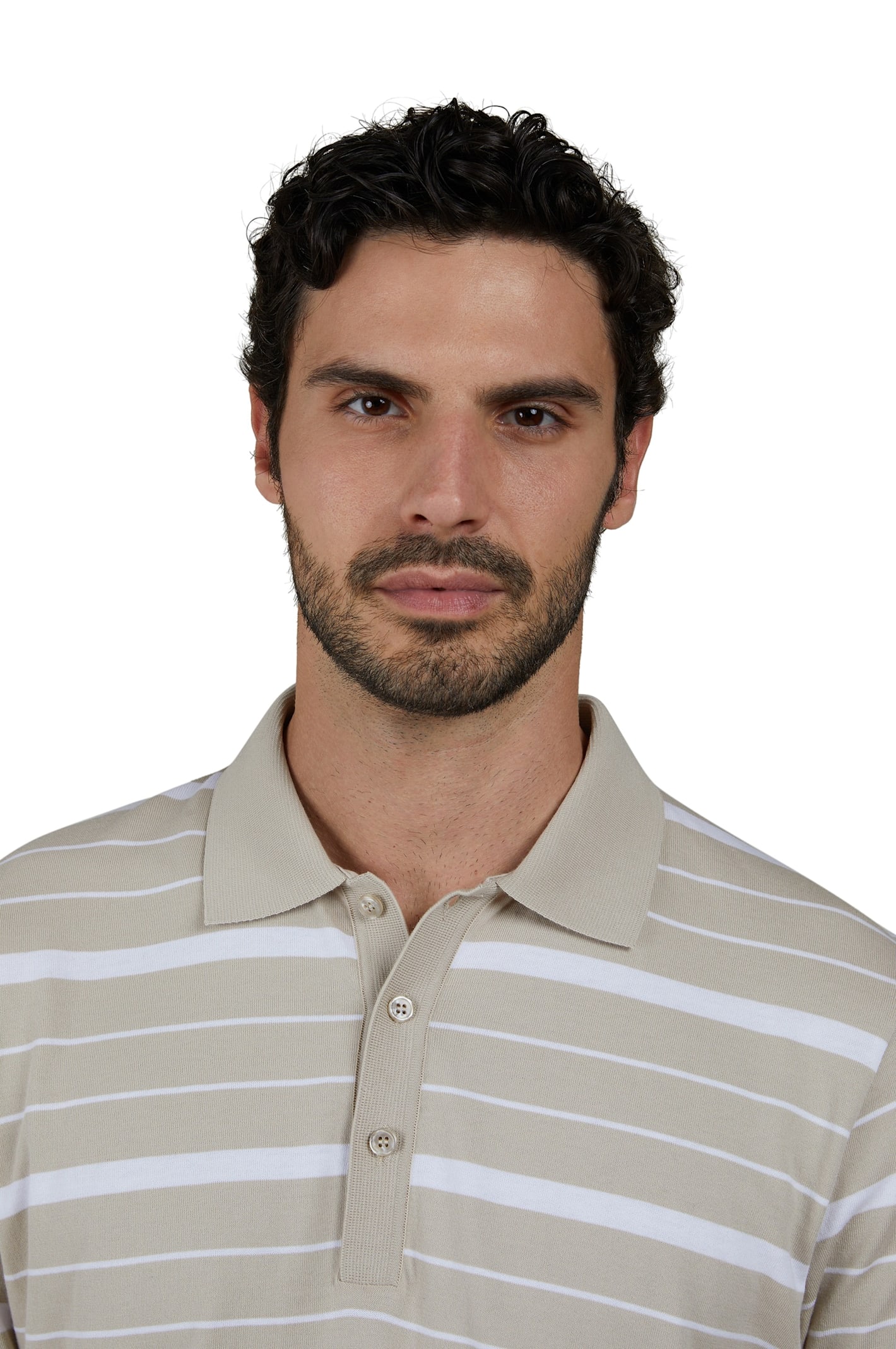 Paul&shark Polo In White Beige