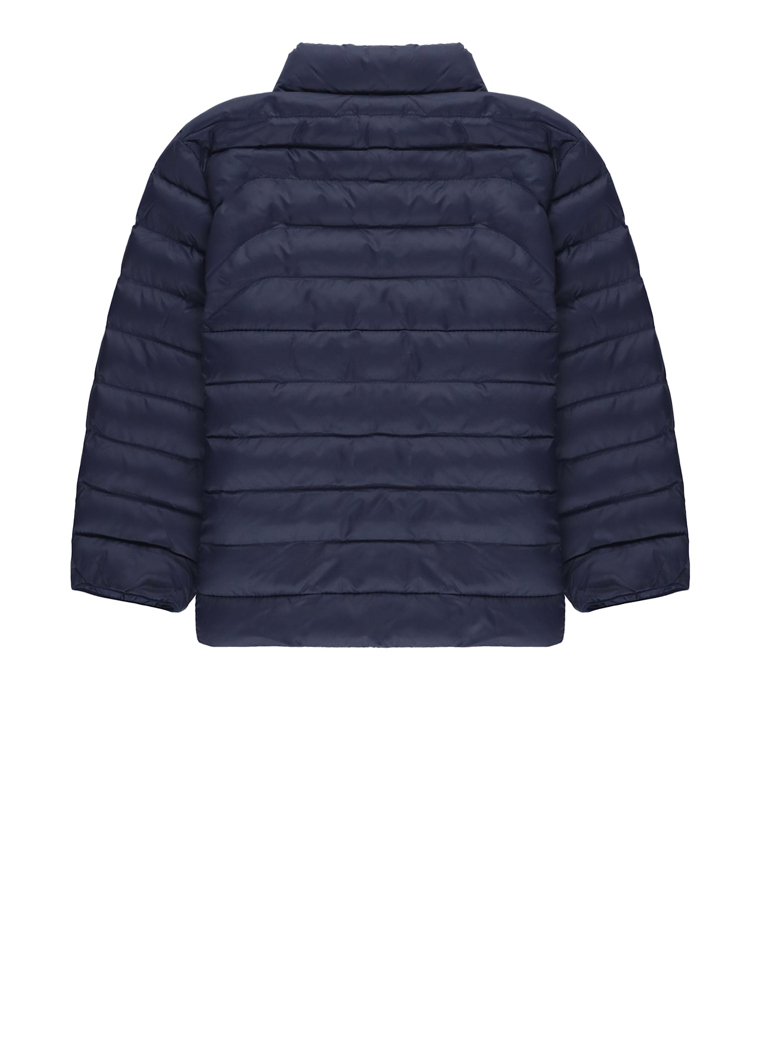 Ralph Lauren Pony Padded Jacket In Blue