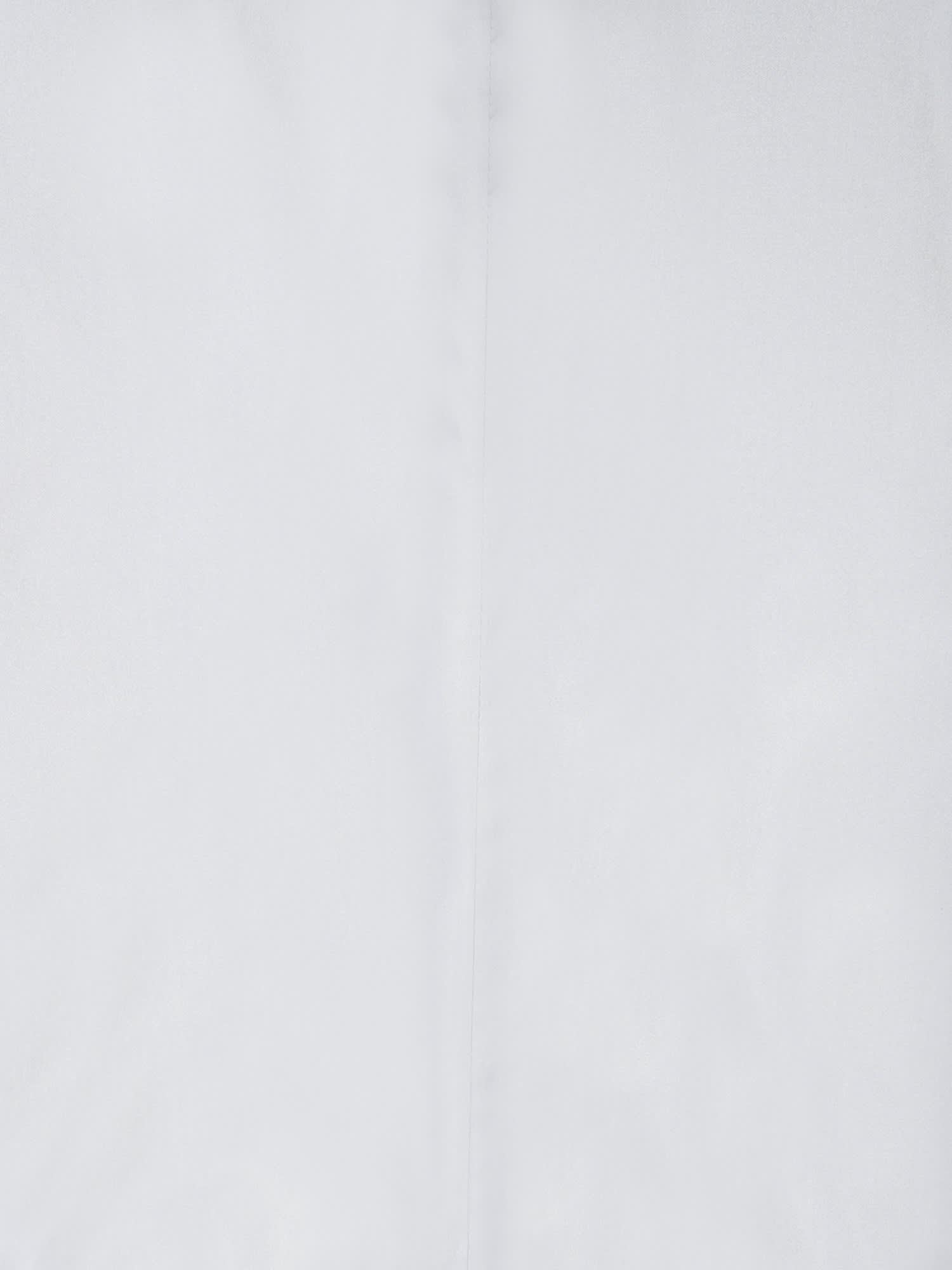 Fabiana Filippi Grey Silk Taffeta Trousers In Grey