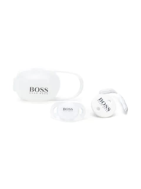 Hugo Boss Baby Pacifier Set With Print