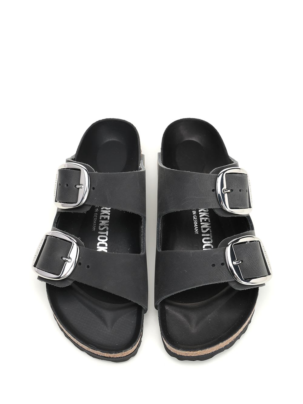 Birkenstock Arizona Big Buckle Slip-on Sandals In Black