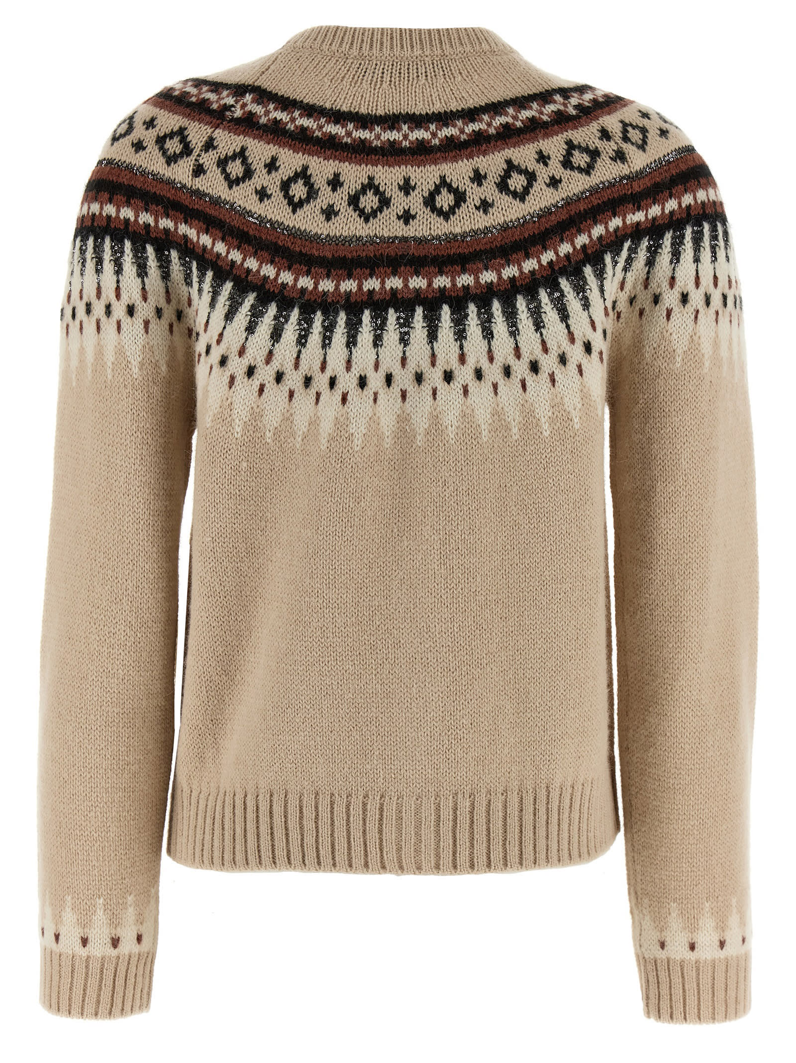 Weekend Max Mara Cabiria1234 Cardigan In Brown