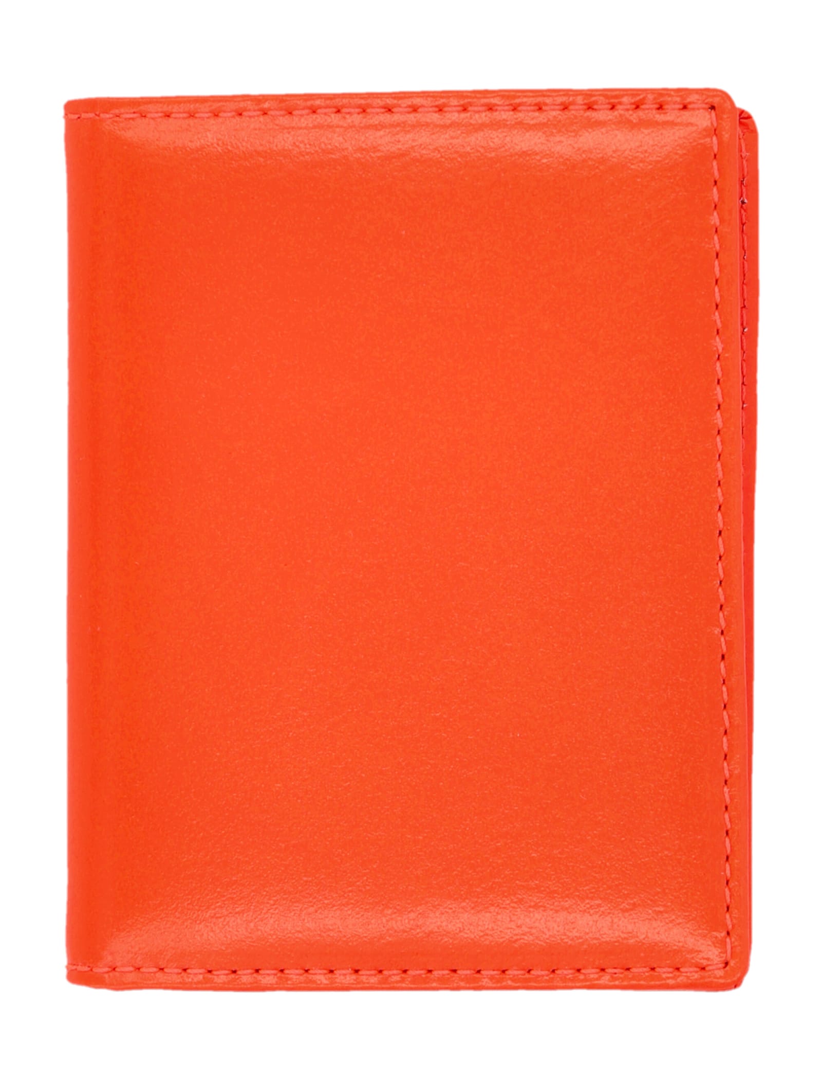 Shop Comme Des Garçons Super Fluo Cardholder In Blue/orange