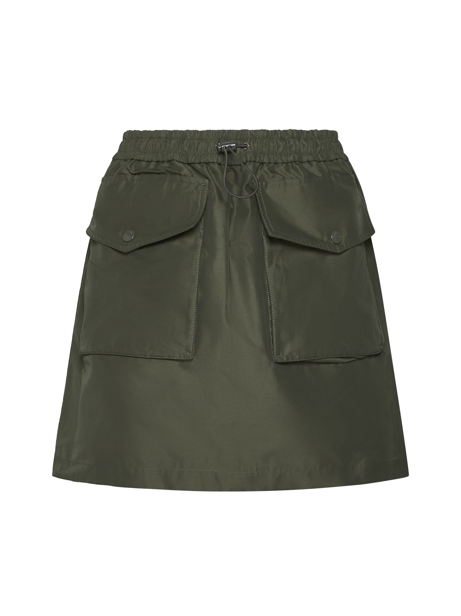 Shop Moncler Skirt In Green