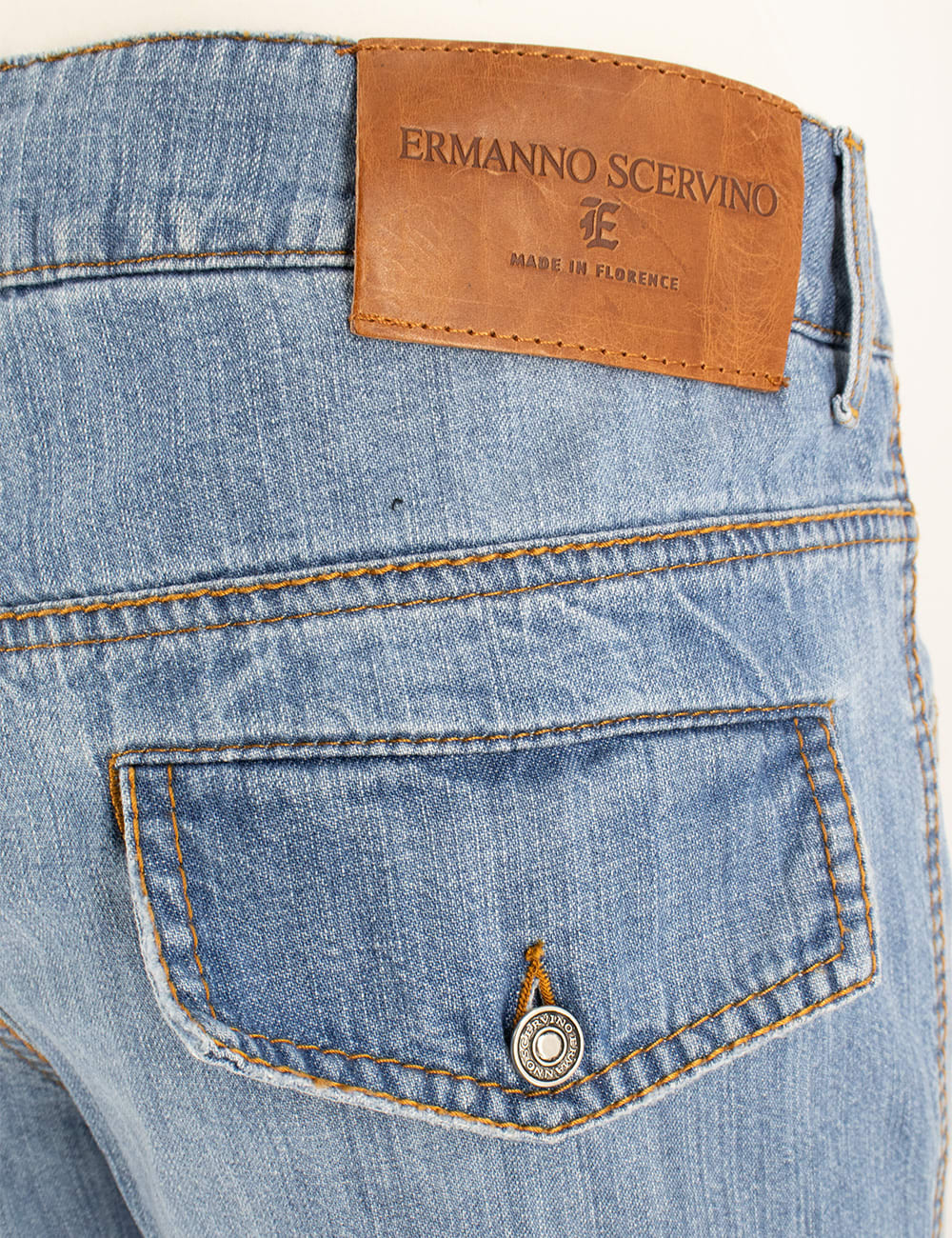 Shop Ermanno Scervino Trousers In Bright Cobalt