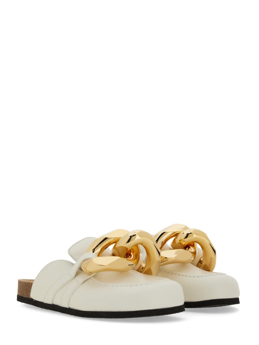 Shop Jw Anderson Mules Chain In White