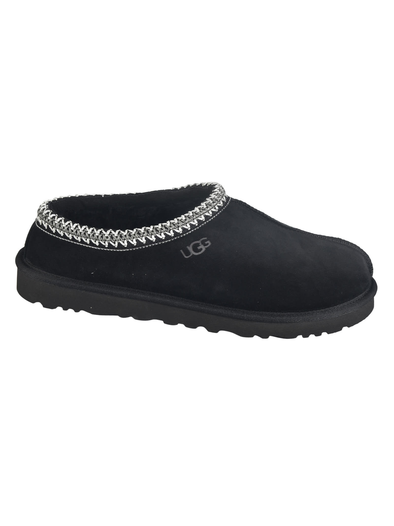 Ugg Side Logo Mules In Black