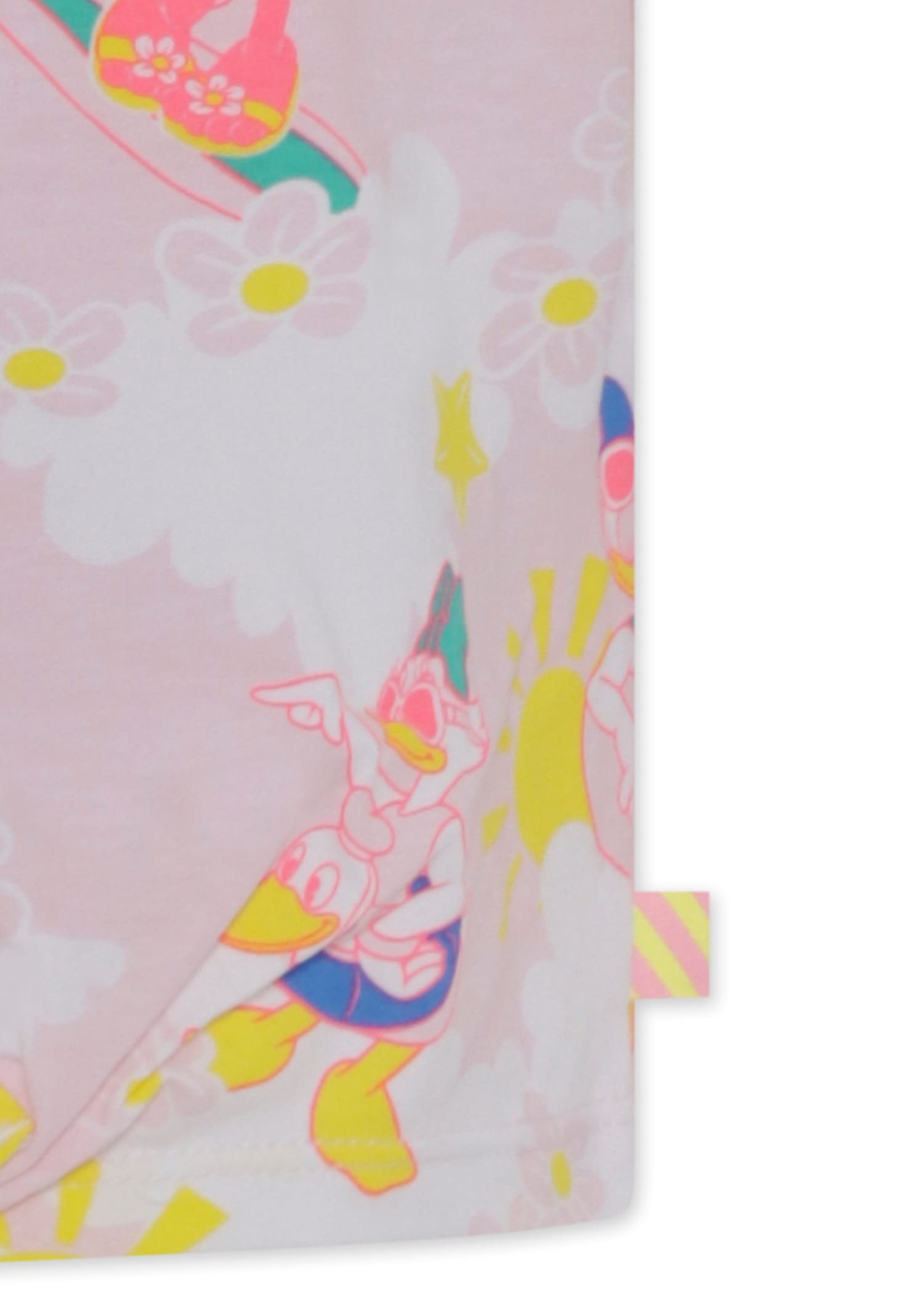 Billieblush Pink Tank Top For Girl With Disney Print In Pink