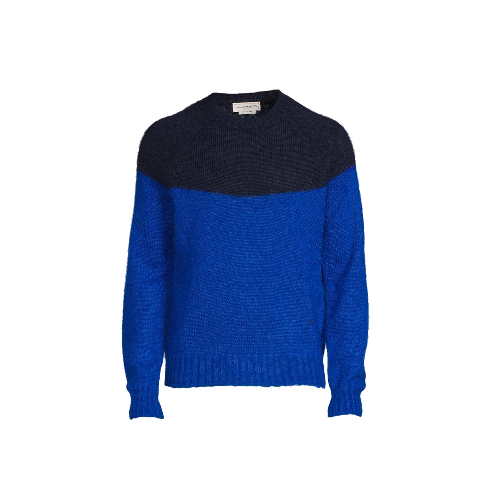 Shop Alexander Mcqueen Wool Sweater In Blue
