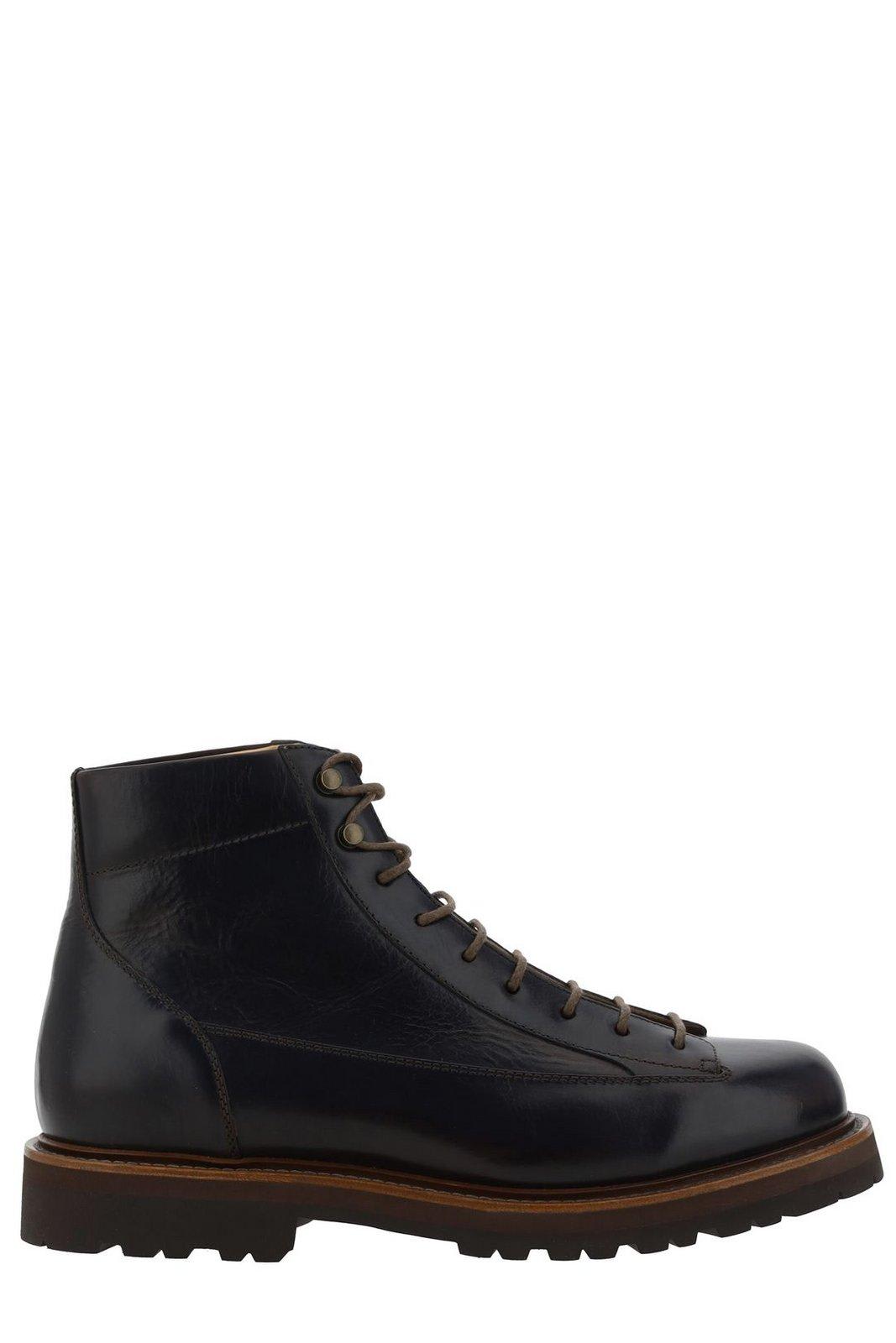 Lace-up Ankle Boots Brunello Cucinelli