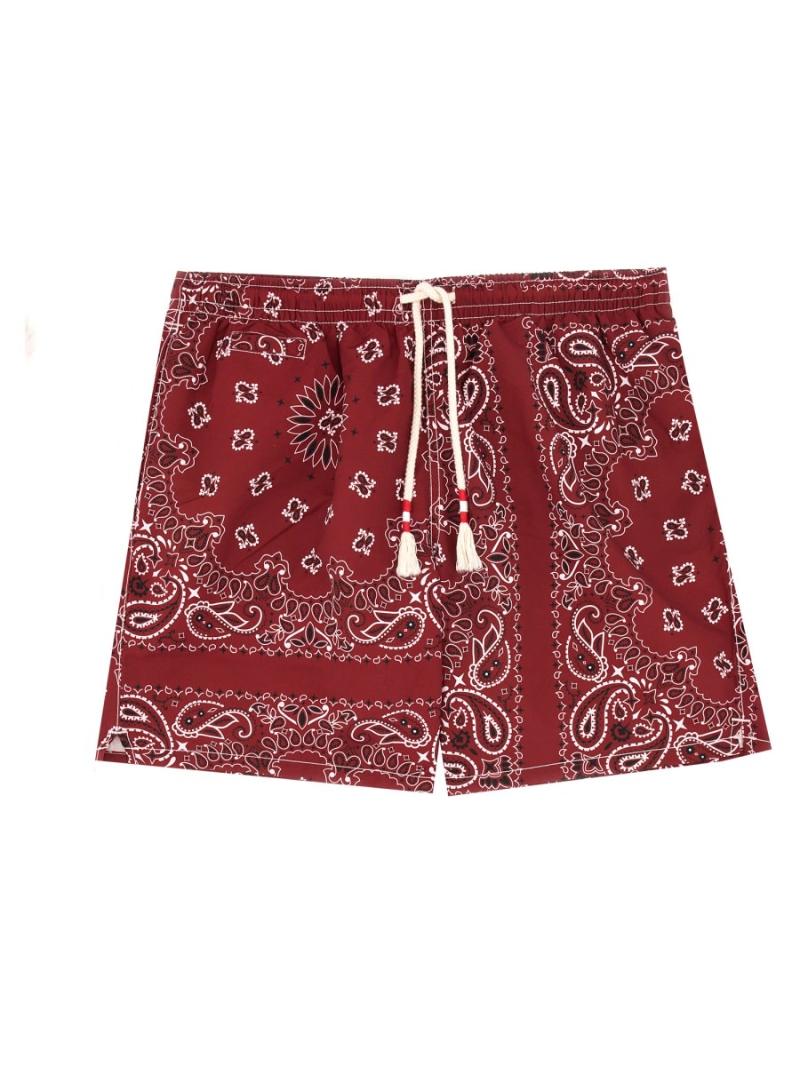 Mc2 Saint Barth Costume Da Bagno Boxer In Bordeaux