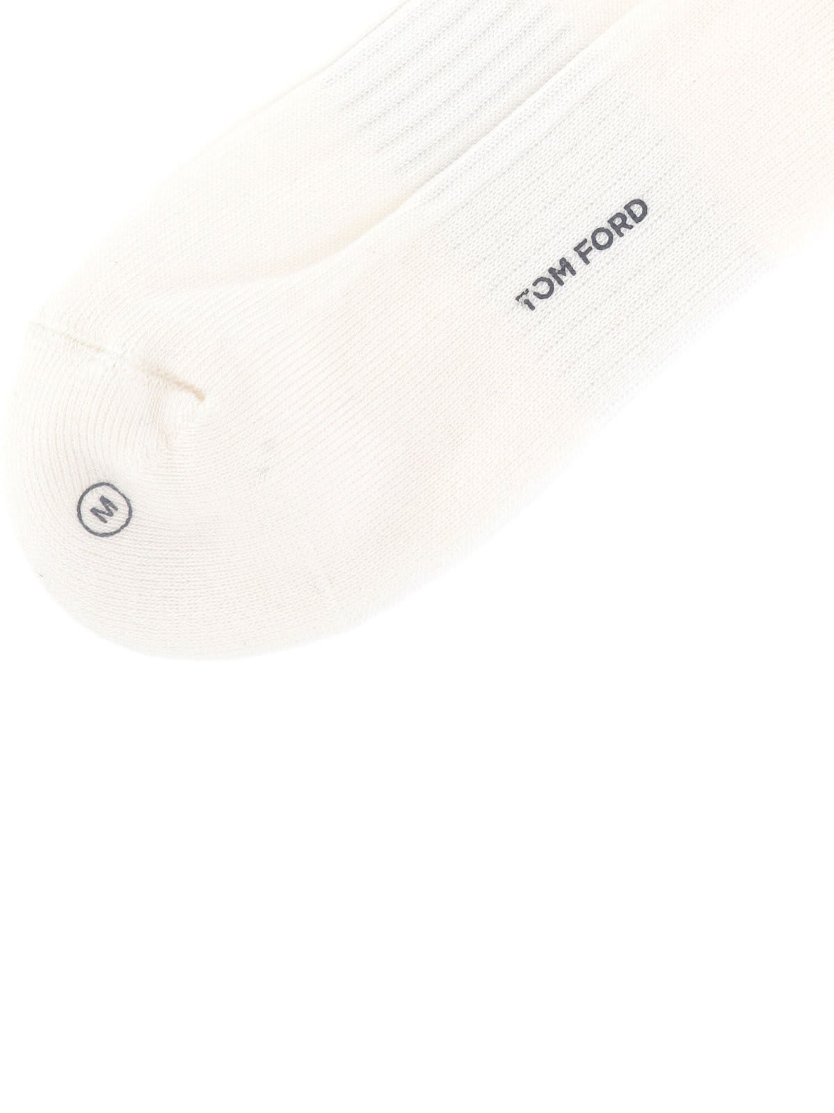 Shop Tom Ford Sport Socks In Zawbl Combo White & Black