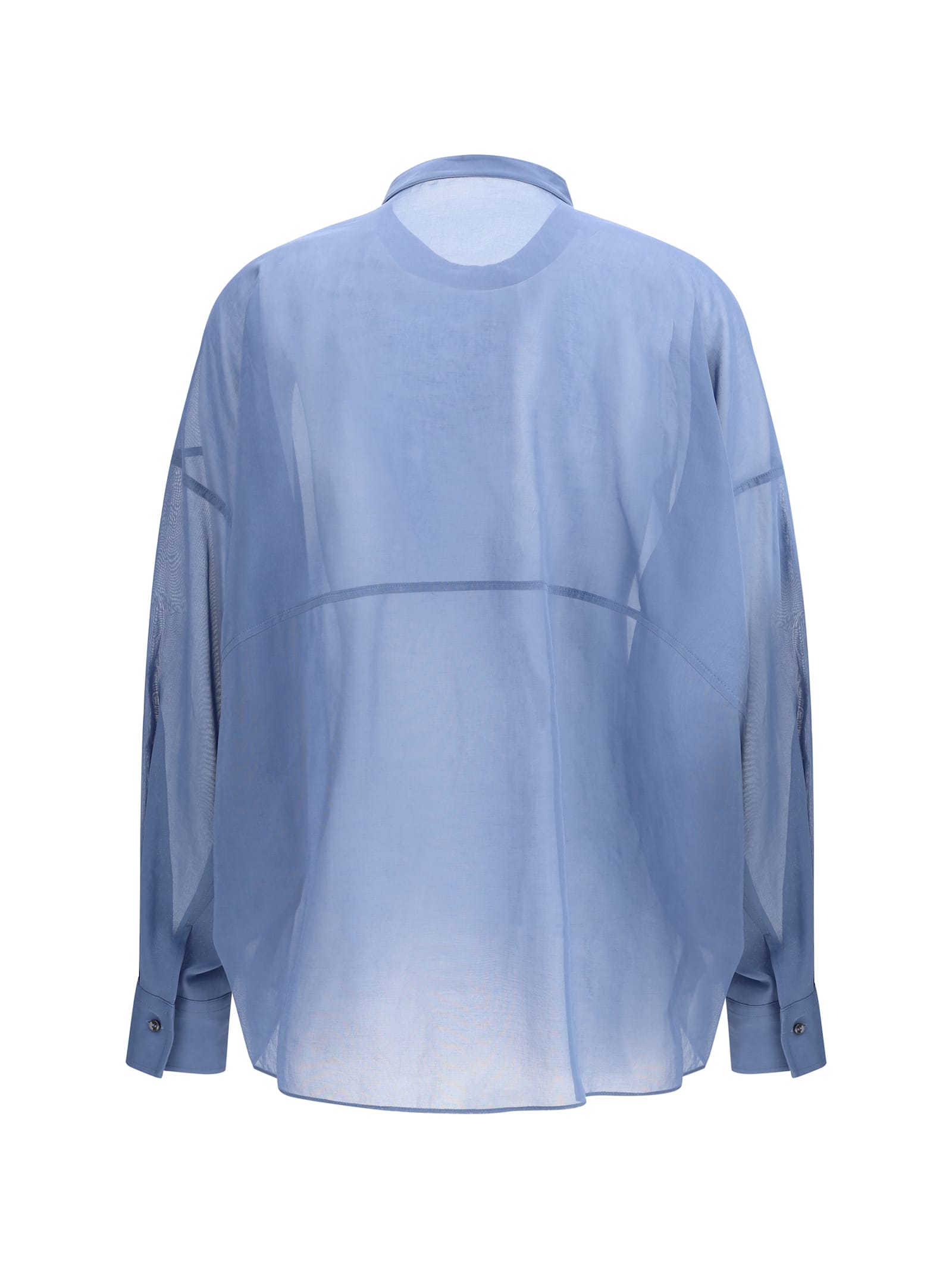 Brunello Cucinelli Blousa In Blue