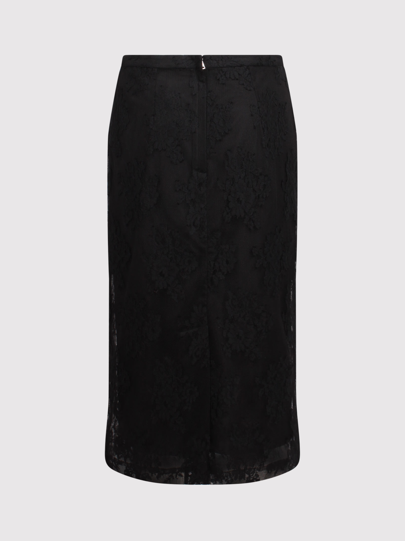 Shop Dolce & Gabbana Tulle Sheer Midi Skirt