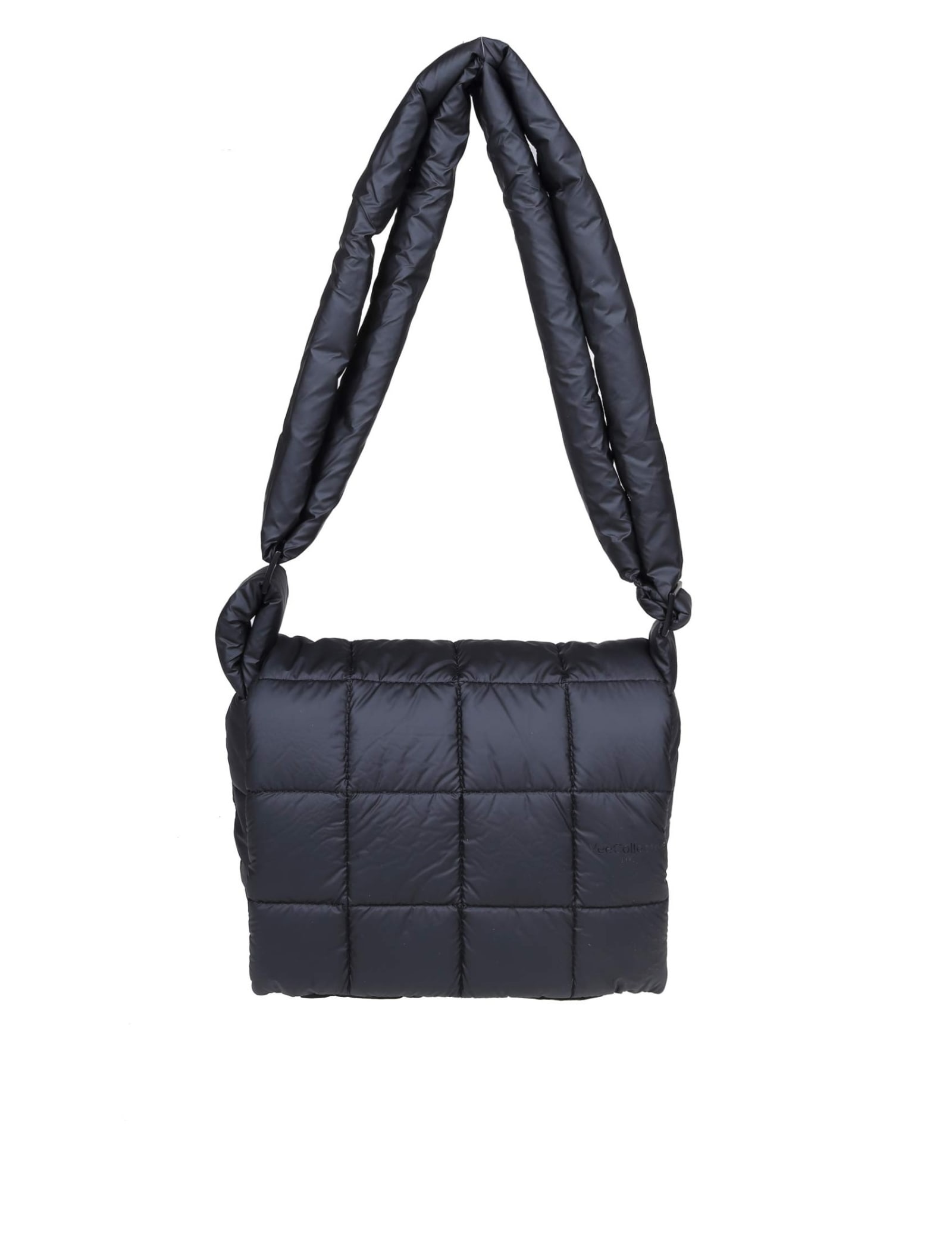 VeeCollective Collective Messenger Vee Bag With Quilted Fabric