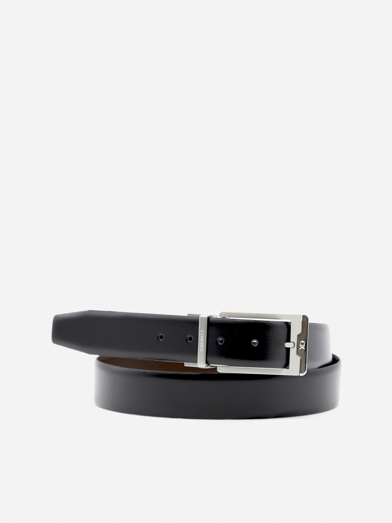 Calvin Klein Reversible Leather Belt With Logo Detail