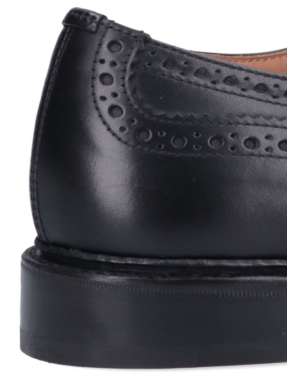 Shop Tricker's Bourton Derby Shoes In Black
