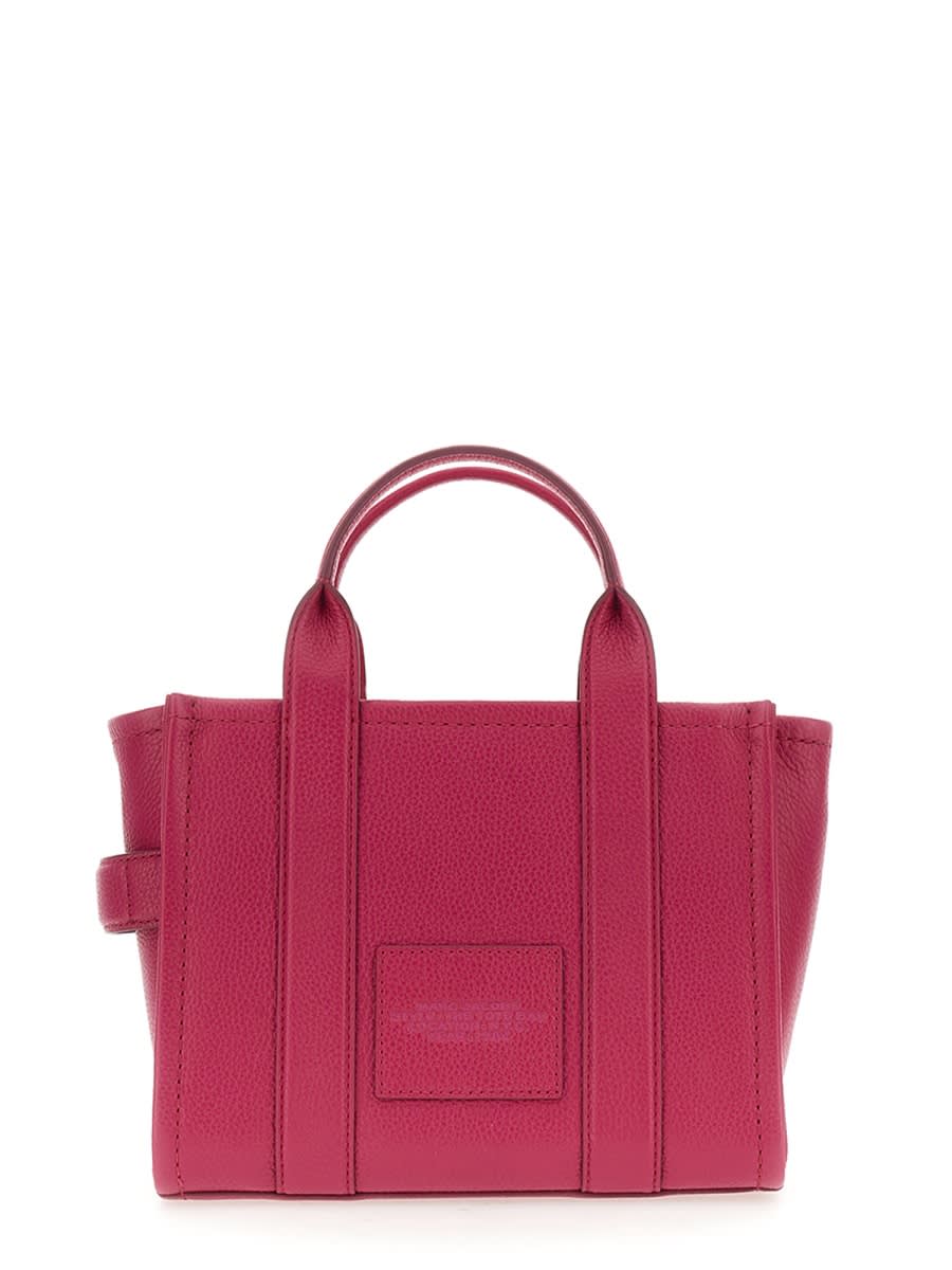 Shop Marc Jacobs The Tote Bag Small In Fuchsia