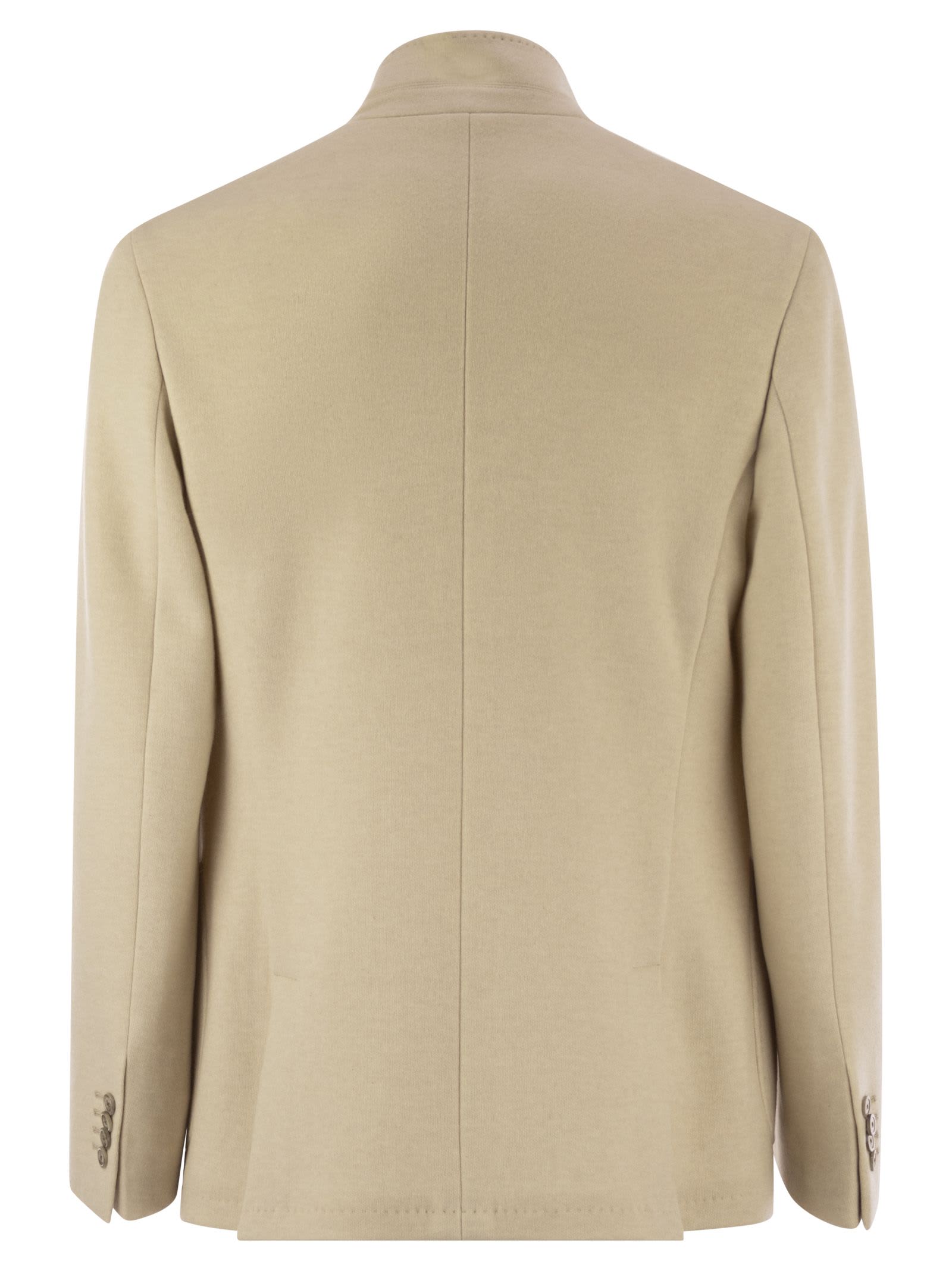 Fedeli Damon - Double Flanel Cashmere Blazer In Multi