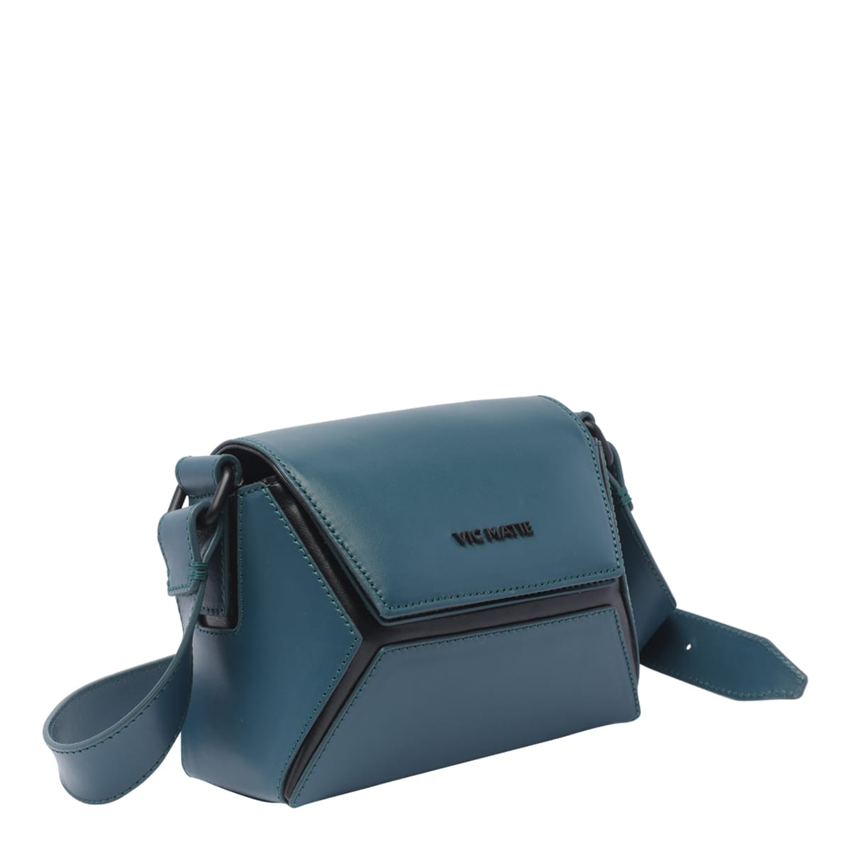 Shop Vic Matie Small Sofia Crossbody Bag In Blue