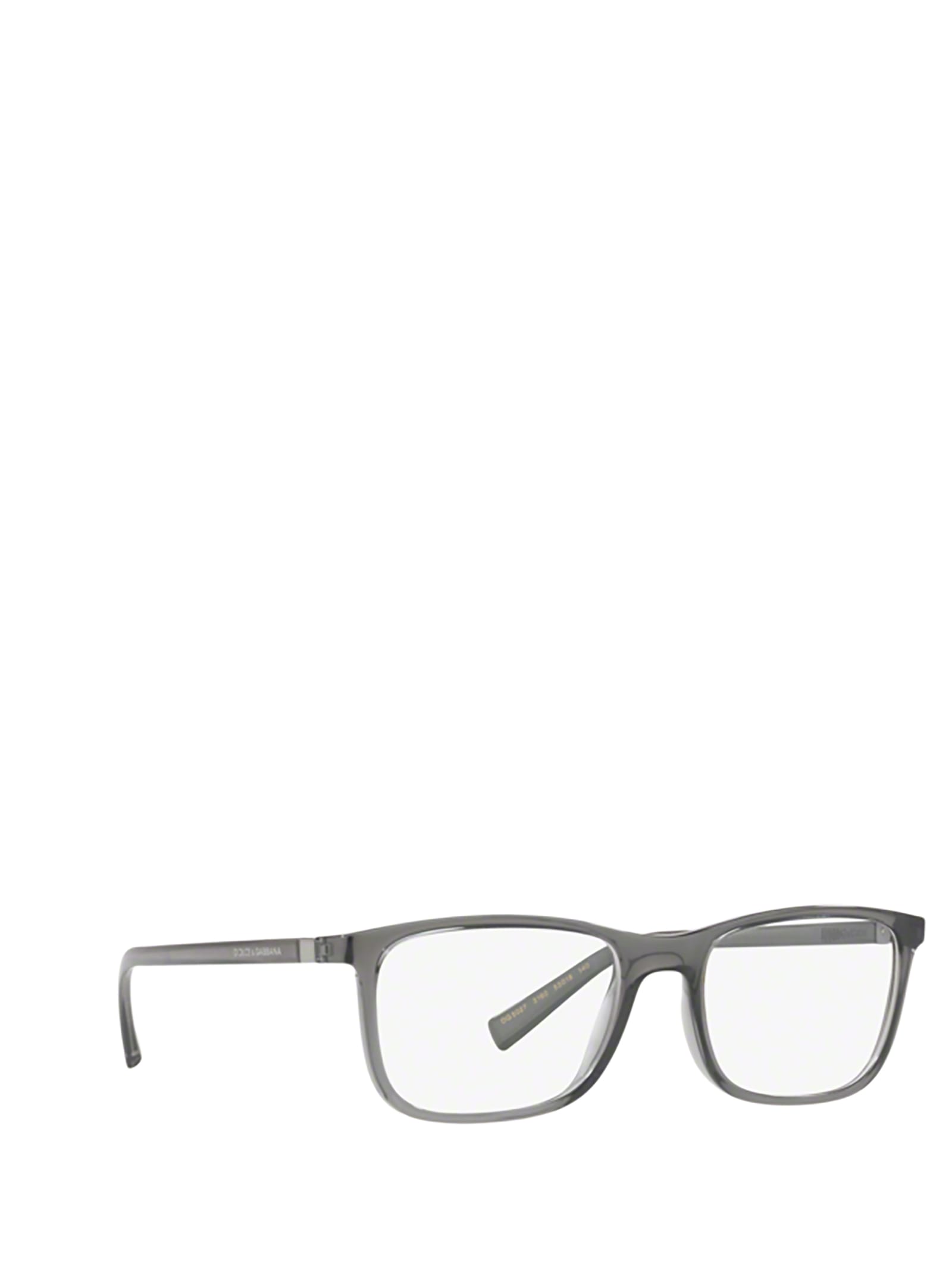 Shop Dolce &amp; Gabbana Eyewear Dg5027 Transparent Grey Glasses