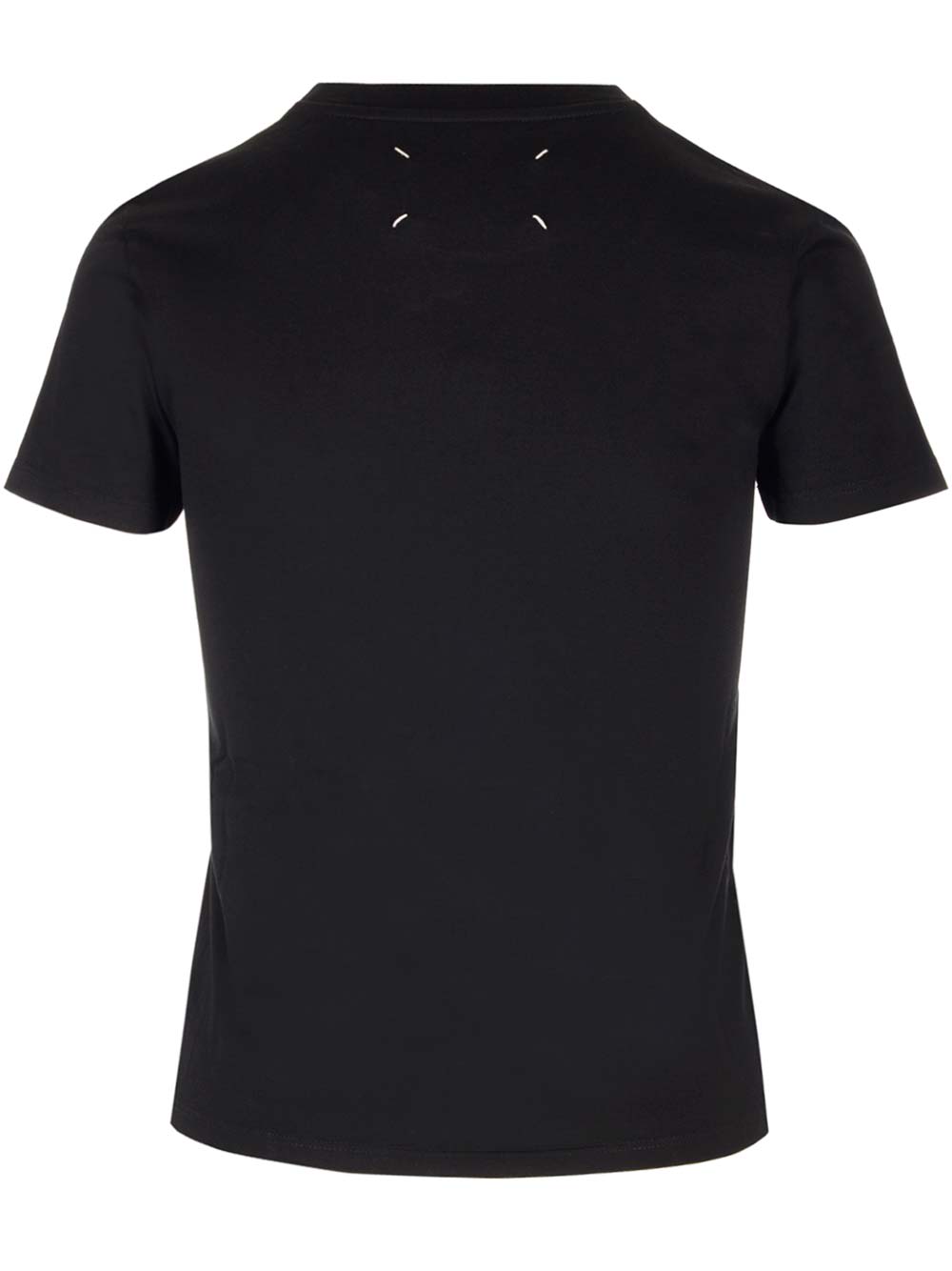Shop Maison Margiela Black T-shirt With Logo In Nero