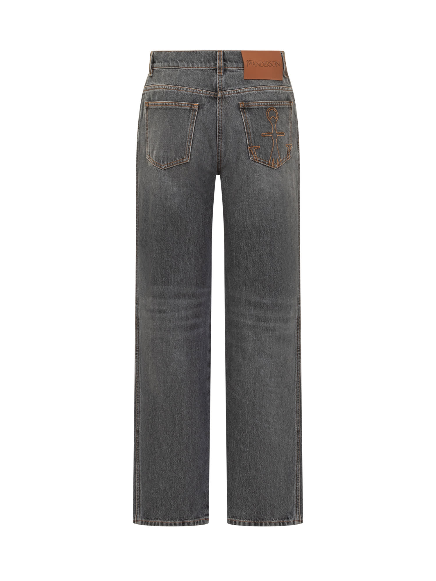 Shop Jw Anderson Cut-uot Bootcut Jeans In Grey