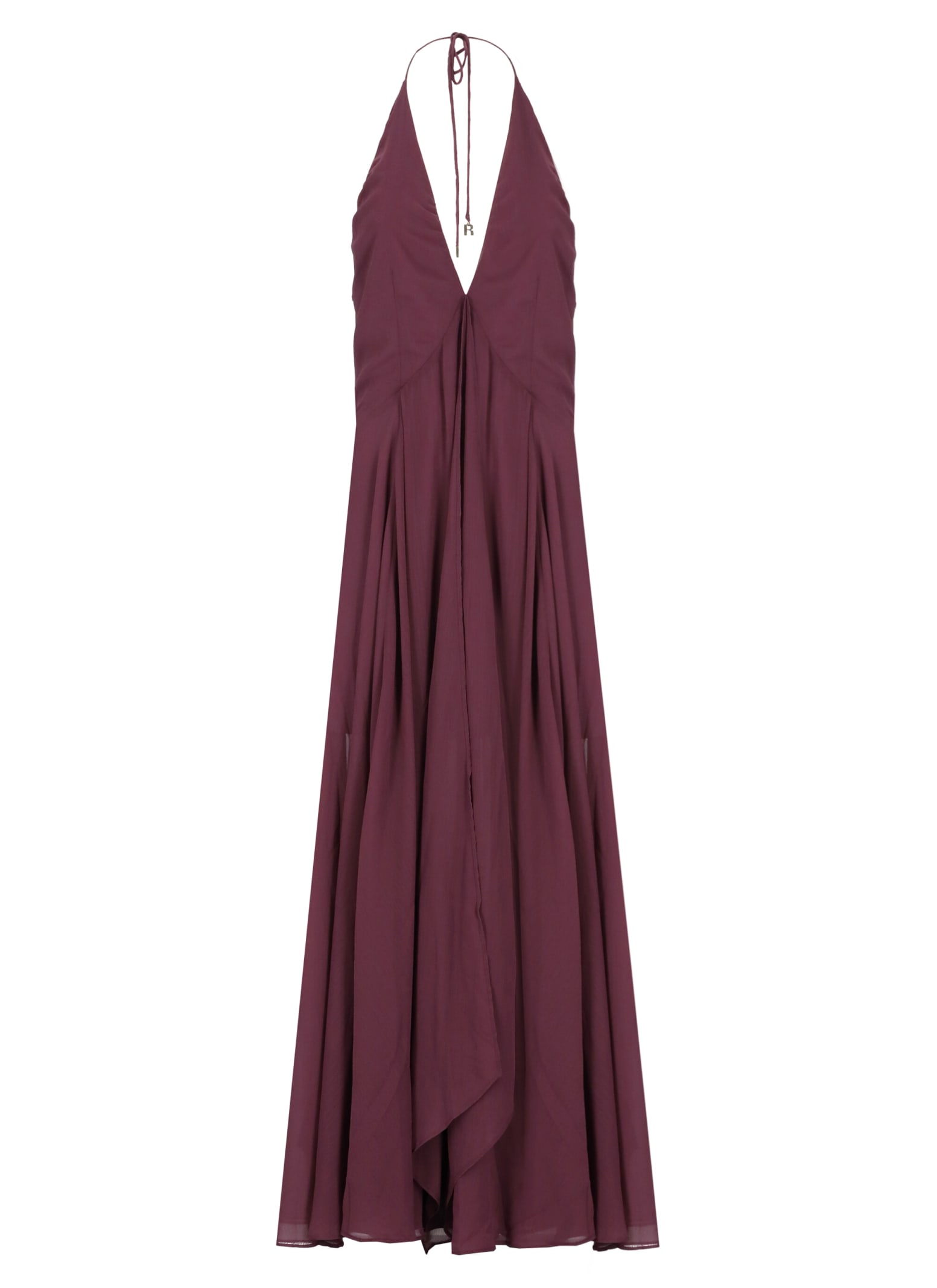 Shop Rotate Birger Christensen Chiffon Dress In Purple