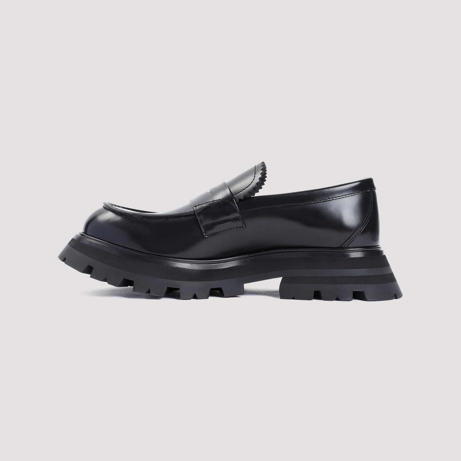 Shop Alexander Mcqueen Loafers In Black