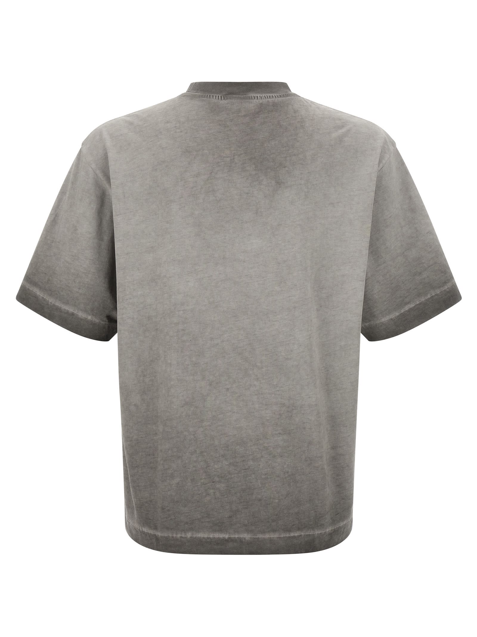 Off-white Skateboarding Inspired Crew Neck T-shirt In Gray
