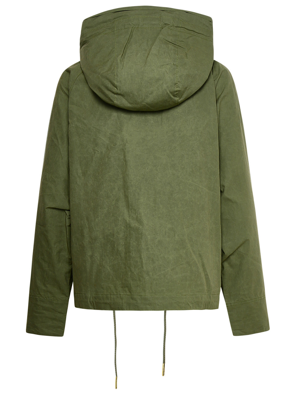 Shop Barbour Green Cotton Jacket In Verde