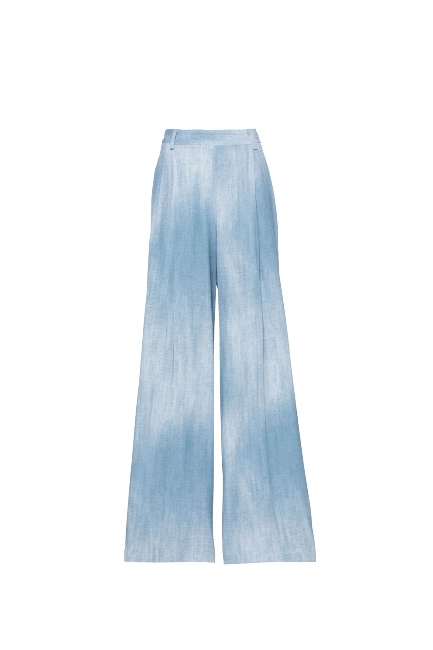 Shop Ermanno Scervino Pants In Clear Blue