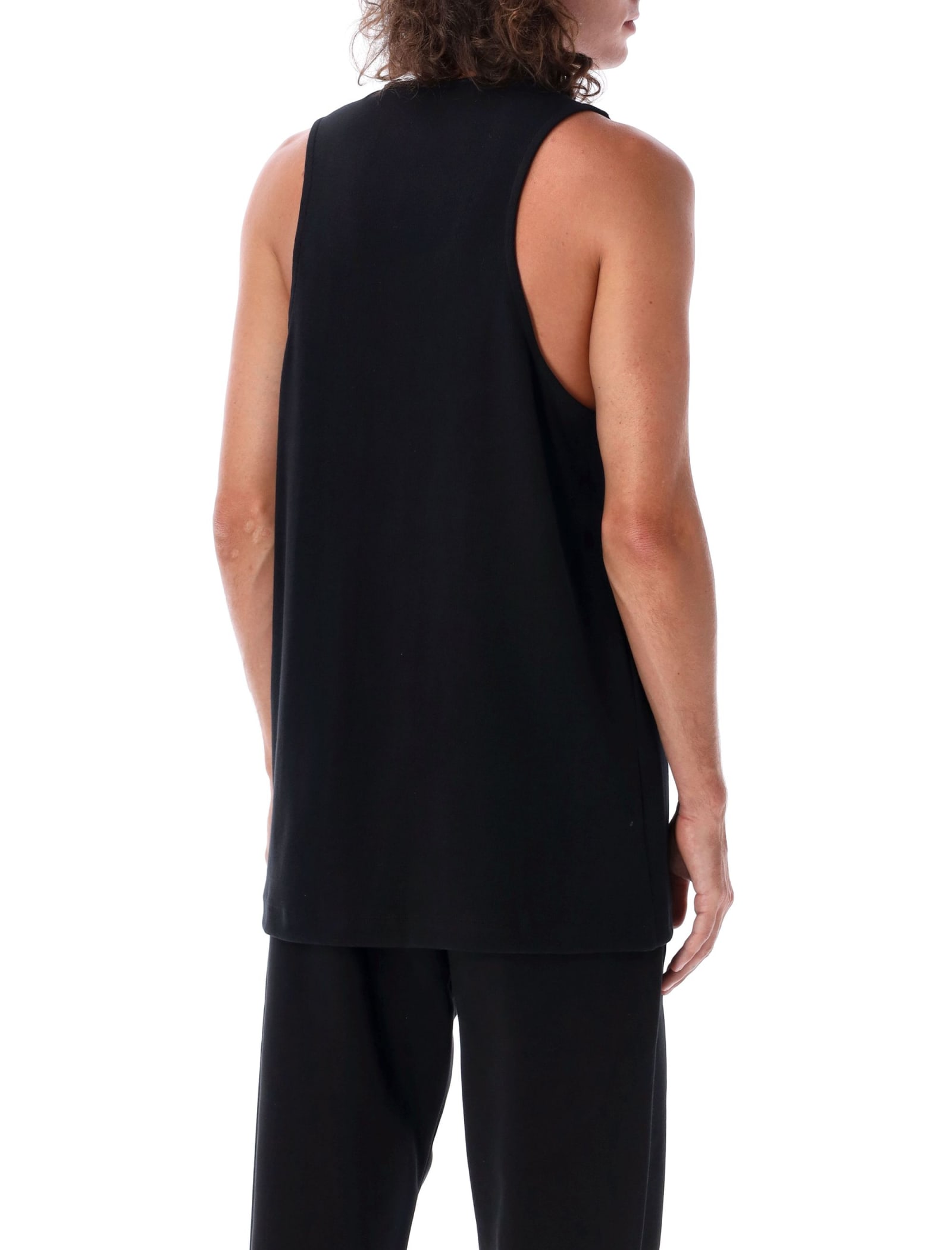 Shop Fear Of God Ribbed Tank In Black