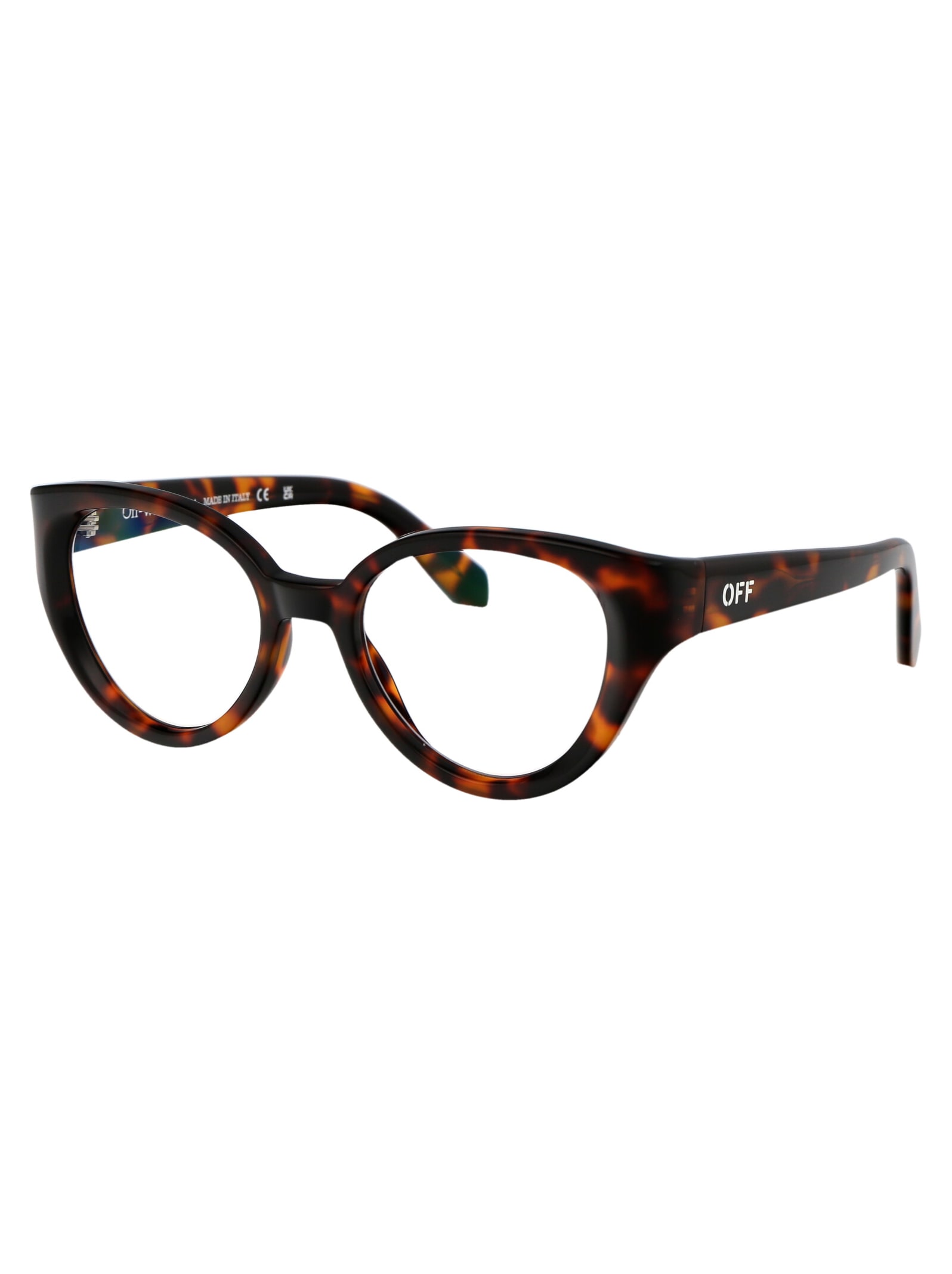 Shop Off-white Optical Style 62 Glasses In 6000 Havana