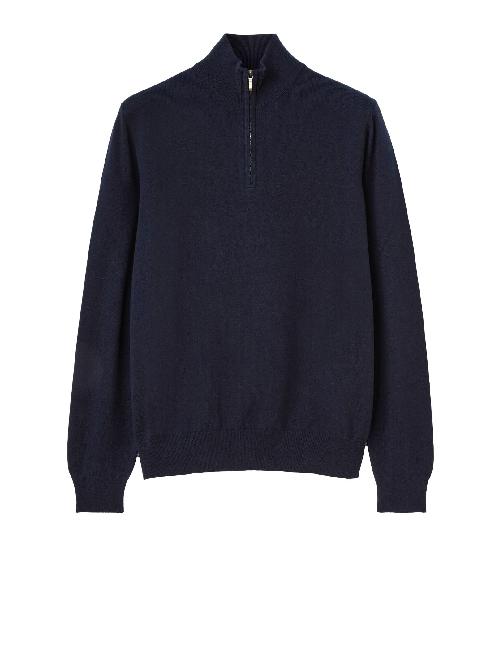 Loro Piana Zip-neck Sweater In Blue