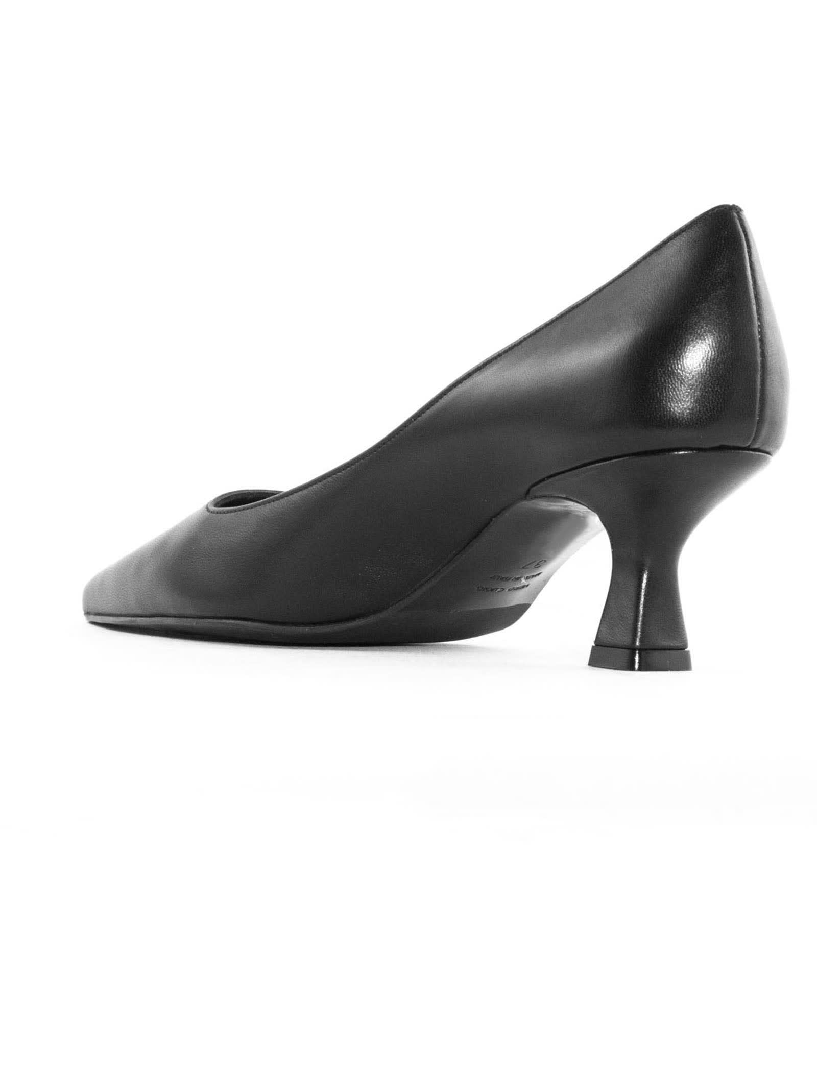 Shop Roberto Festa Black Leather Arnet Pumps